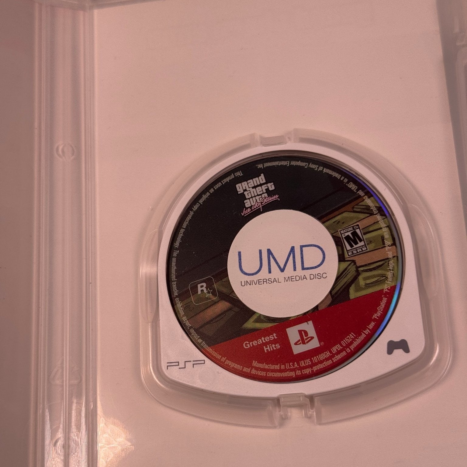 Grand Theft Auto Vice City Stories Greatest Hits PSP Video Game Complete CIB