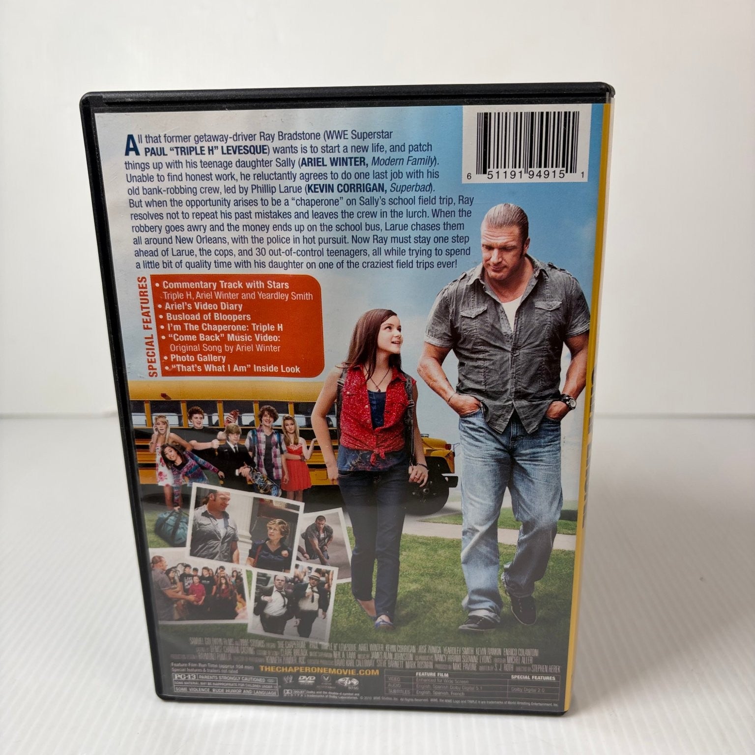The Chaperone DVD 2011 Paul Levesque Triple H Ariel Winter Kevin Corrigan WWE