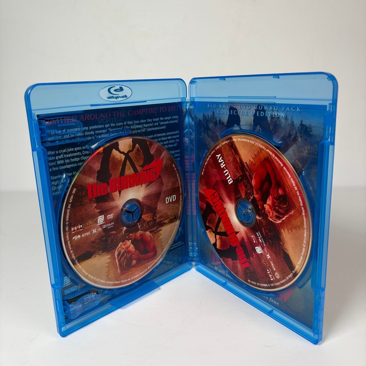 The Burning Blu-ray DVD Combo 2013 Collector's Edition Slasher Horror Shout