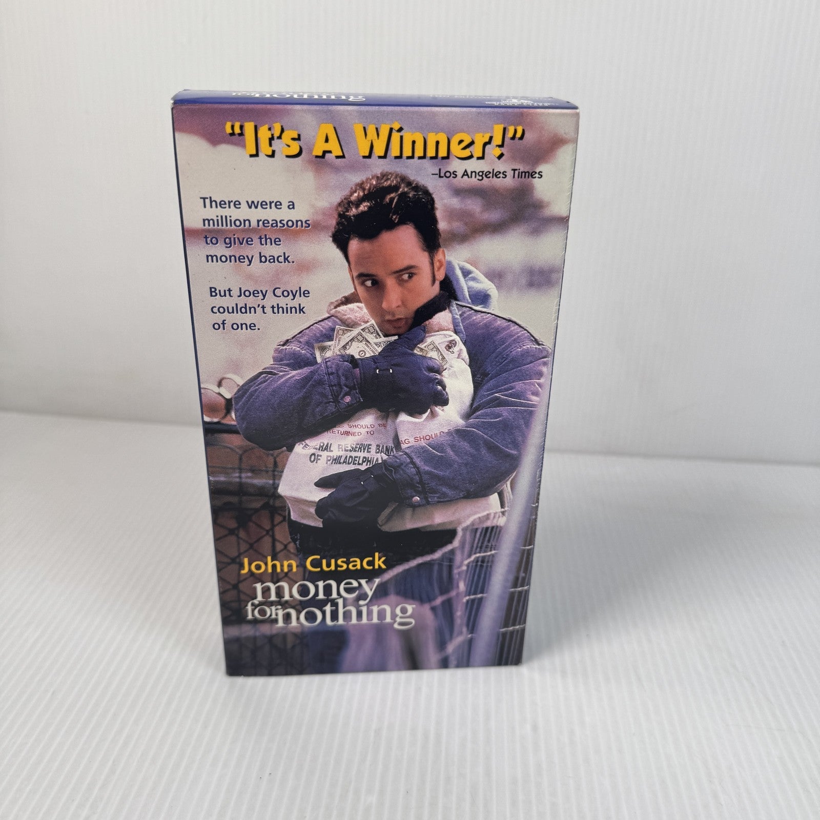 Vintage Money for Nothing VHS John Cusack Comedy Movie 1990s Hollywood Pictures