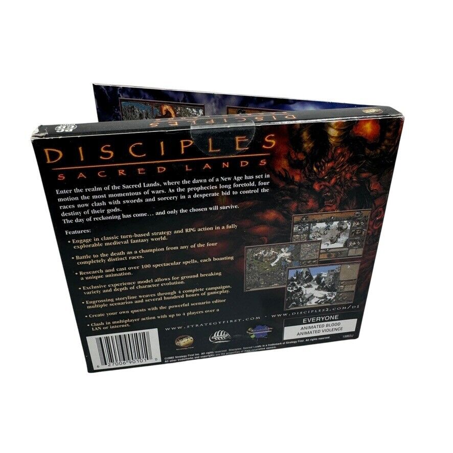 Disciples: Sacred Lands PC Game by Strategy First Sealed in Digipack