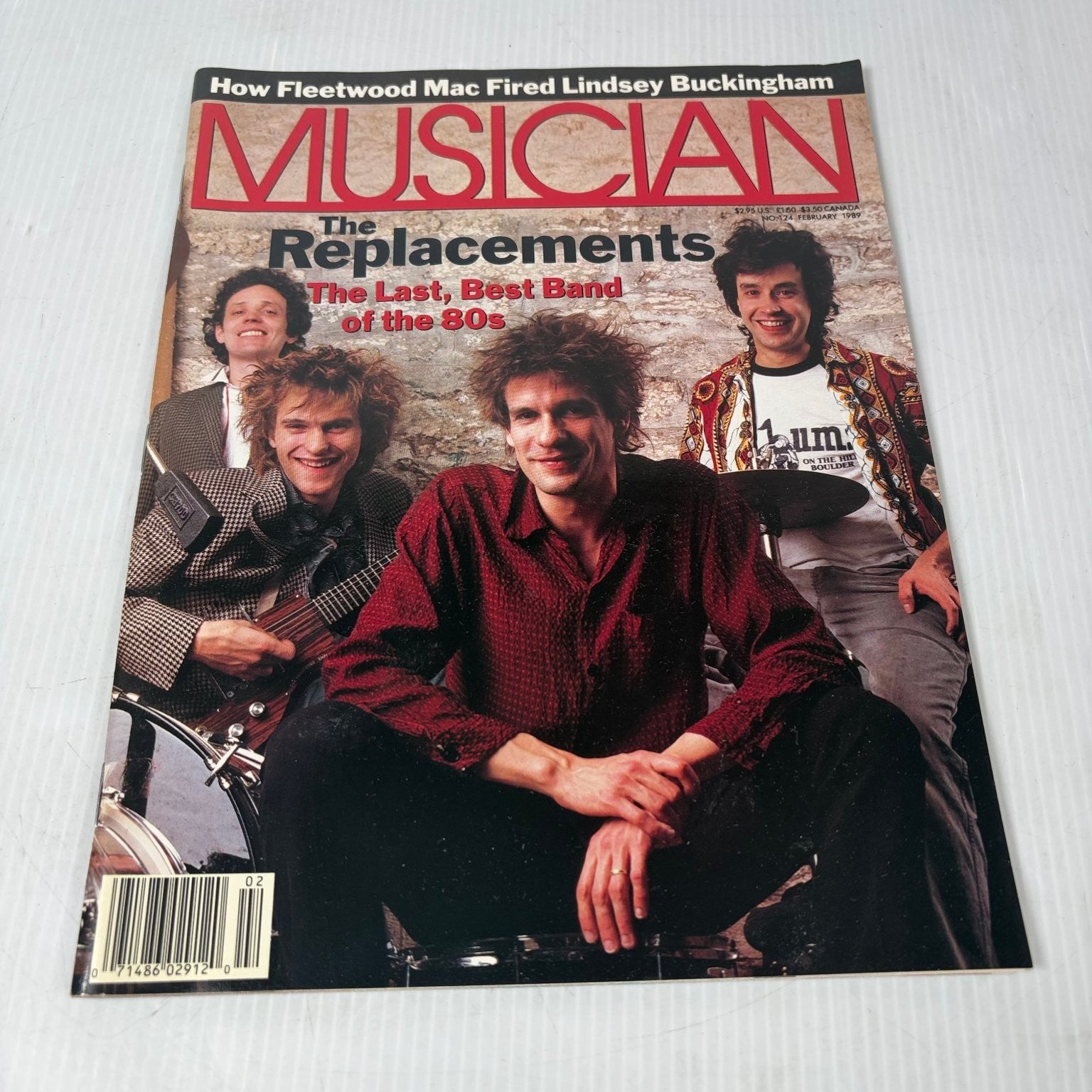 Musician February 1987 The Replacements Magazine Fleetwood Mac Lindsey