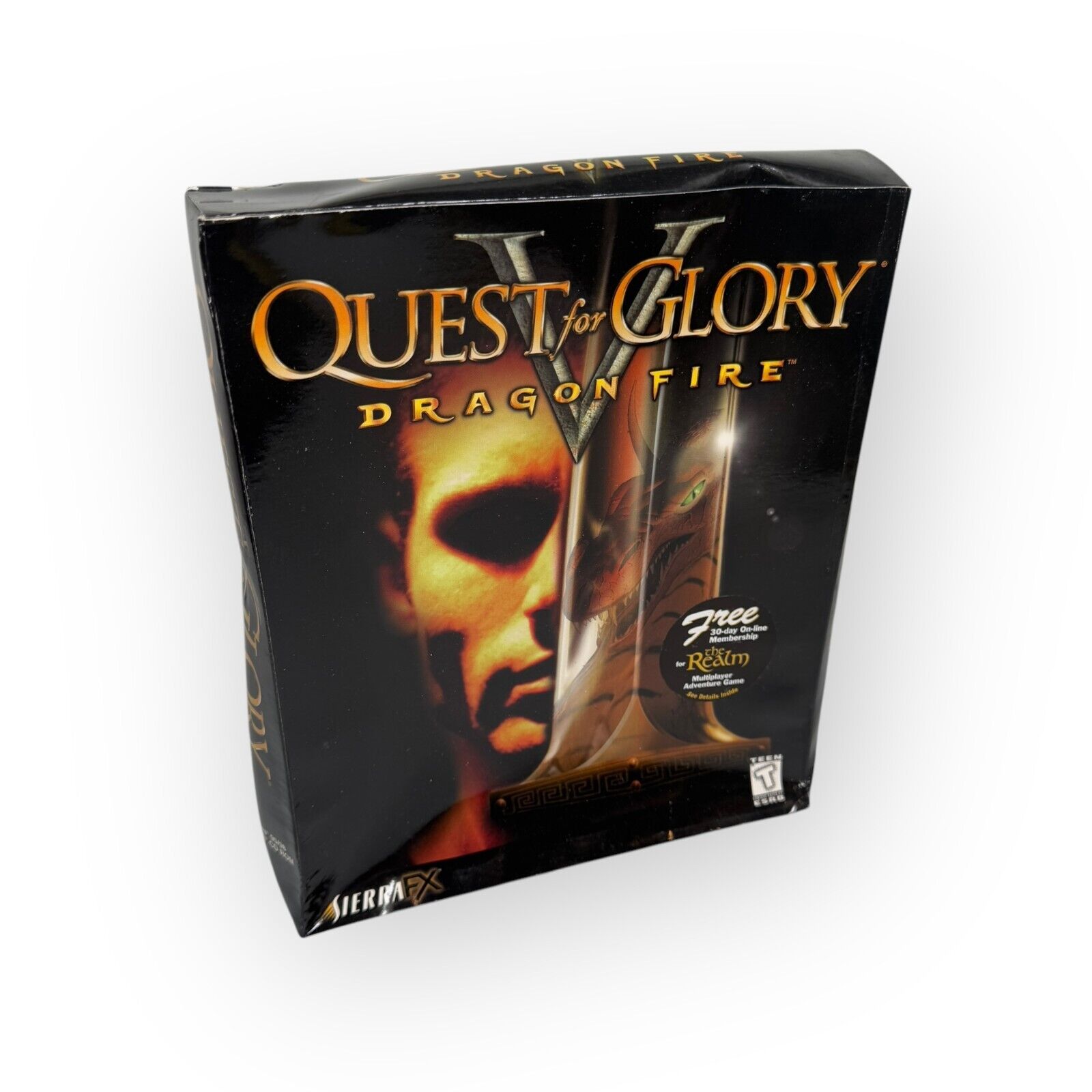 Quest for Glory V Dragon Fire Big Box PC Complete CIB 1998 Sierra