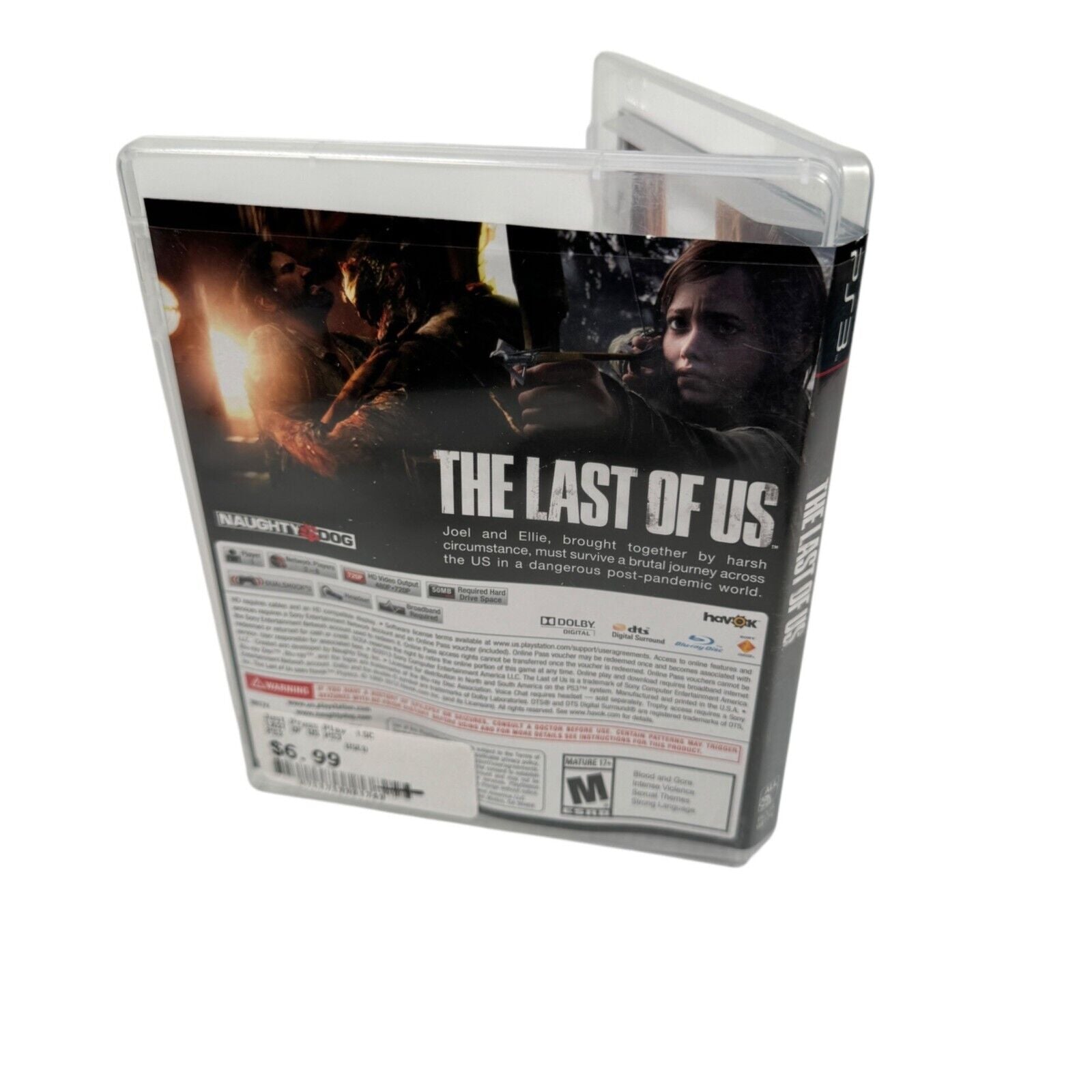 The Last Of Us PS3 Game With Case & Manual