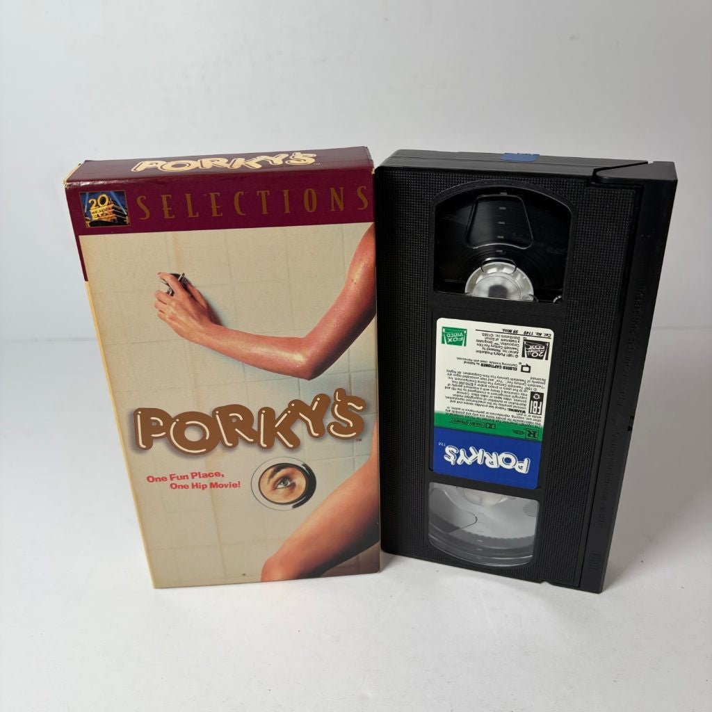 Porky's VHS 20th Century Fox Selections Bob Clark 1981 Teen Comedy Cult Classic