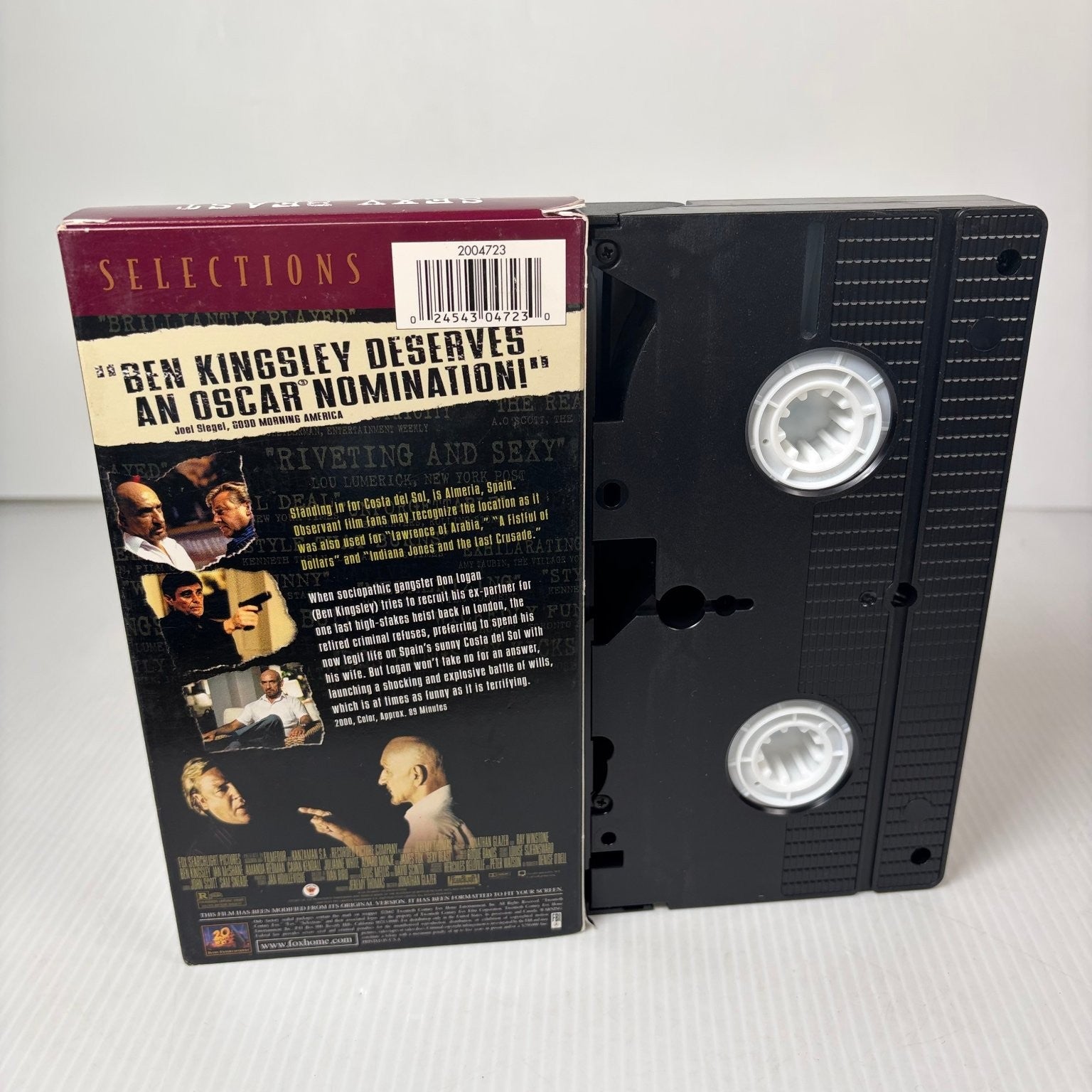 Sexy Beast VHS 2000 Crime Thriller Ben Kingsley Ray Winstone 20th Century Fox