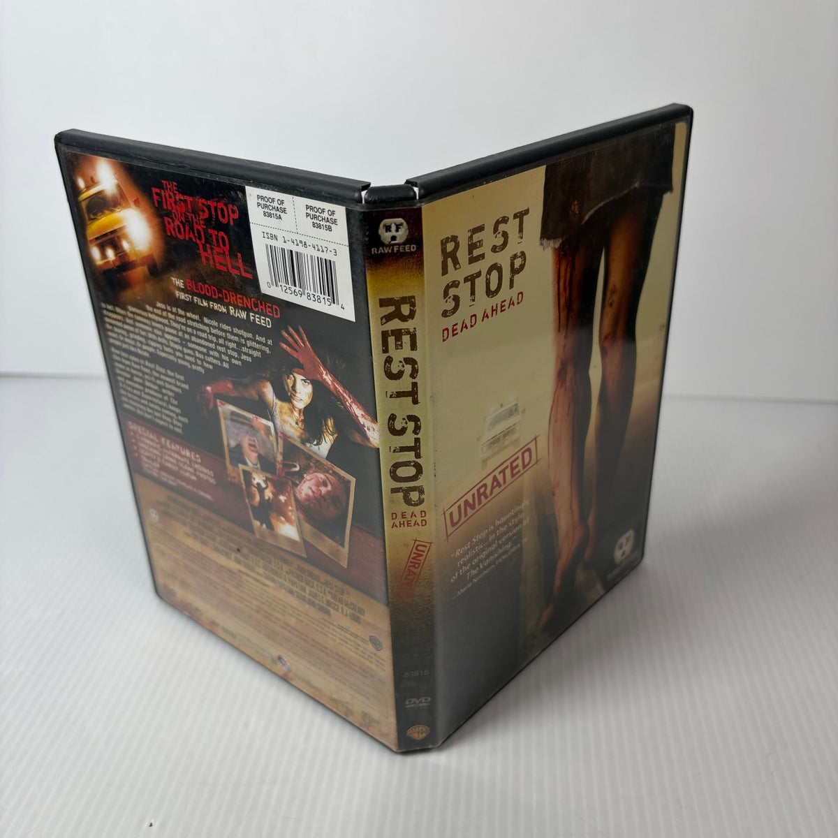 REST STOP DEAD AHEAD DVD 2006 Unrated John Shiban Jaimie Alexander Horror Film