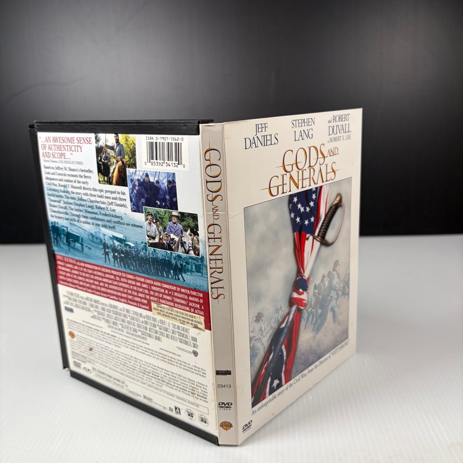 Gods and Generals DVD 2002 Jeff Daniels Stephen Lang Robert Duvall Ronald F