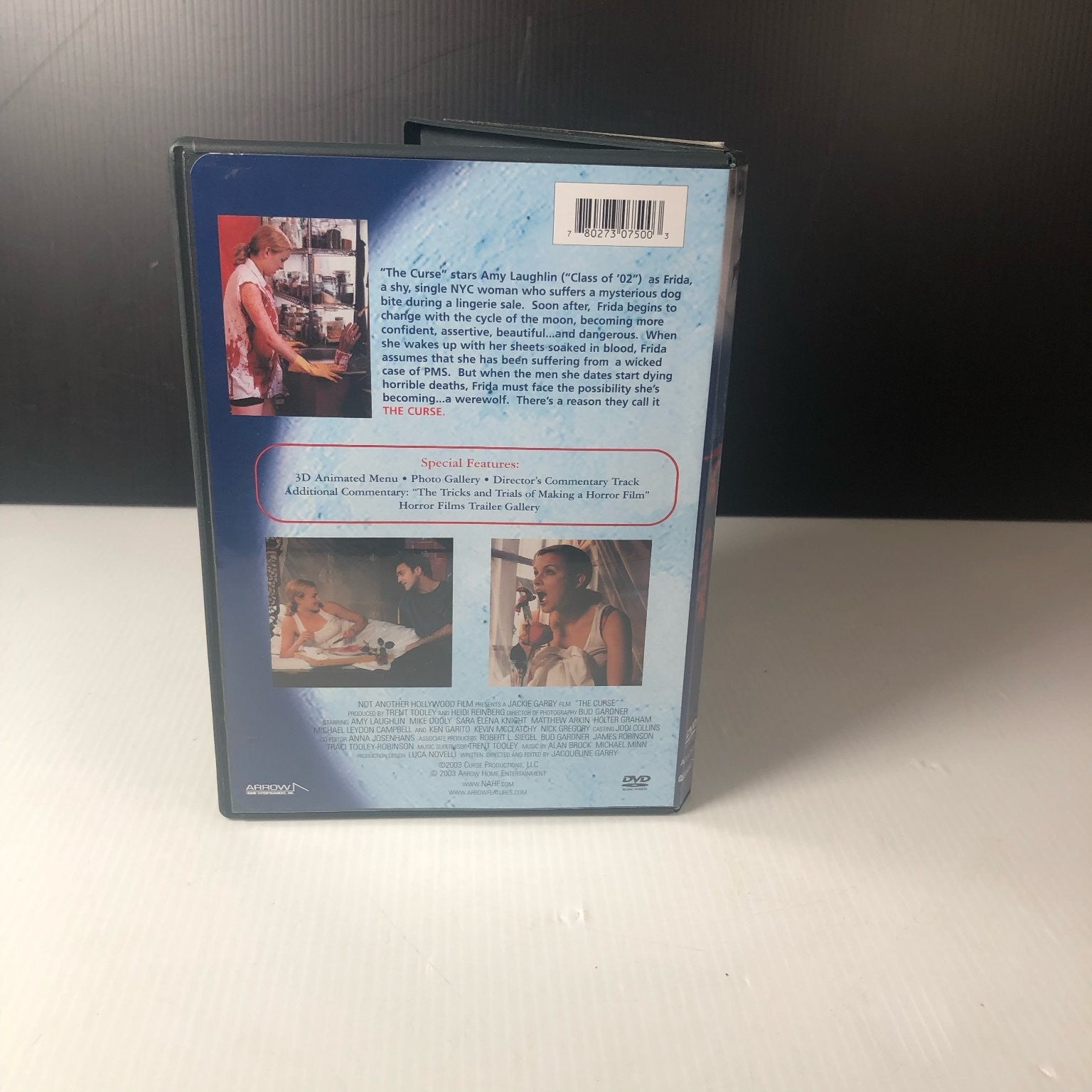 The Curse DVD 2003 Werewolf Horror Amy Laughlin Director's Commentary RARE OOP