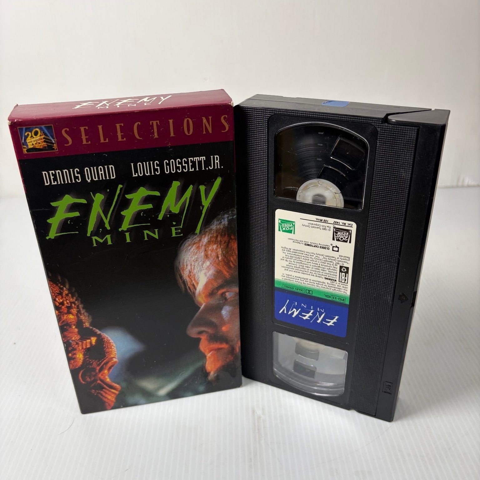 Enemy Mine VHS 1985 Sci-Fi Action 20th Century Fox SELECTIONS