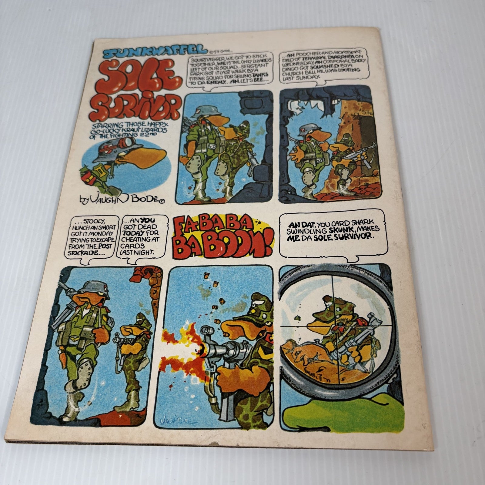 Crazy Magazine #1 (Oct 1973) Marvel Comics First Issue Mad Parody Vaughn Bodé
