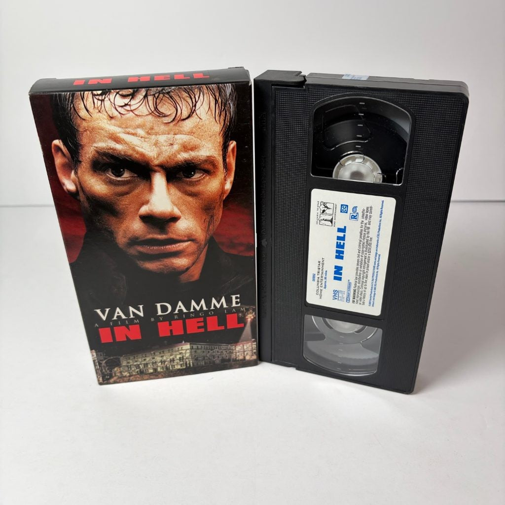 In Hell VHS Jean-Claude Van Damme Ringo Lam Columbia TriStar Action