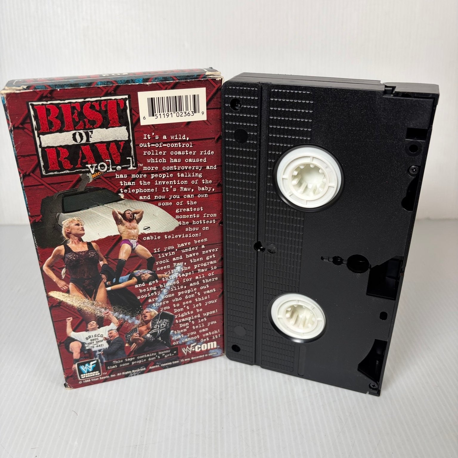 BEST OF RAW Vol. 1 VHS 1999 Wrestling WWF Home Video Stone Cold The Rock