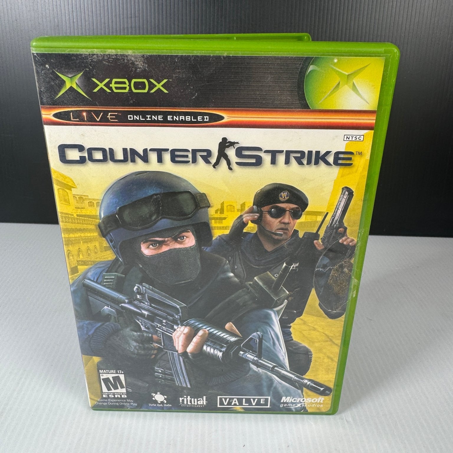 Counter-Strike Xbox Video Game Live Online Enabled FPS Complete CIB