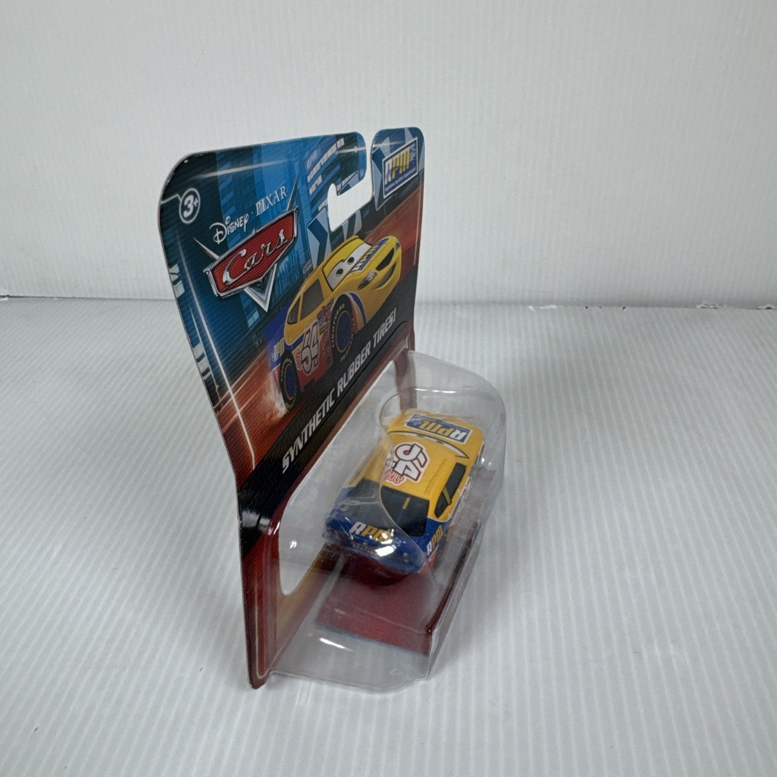 2009 Disney Pixar Cars Synthetic Rubber Tires RPM No. 64 Mattel NISP