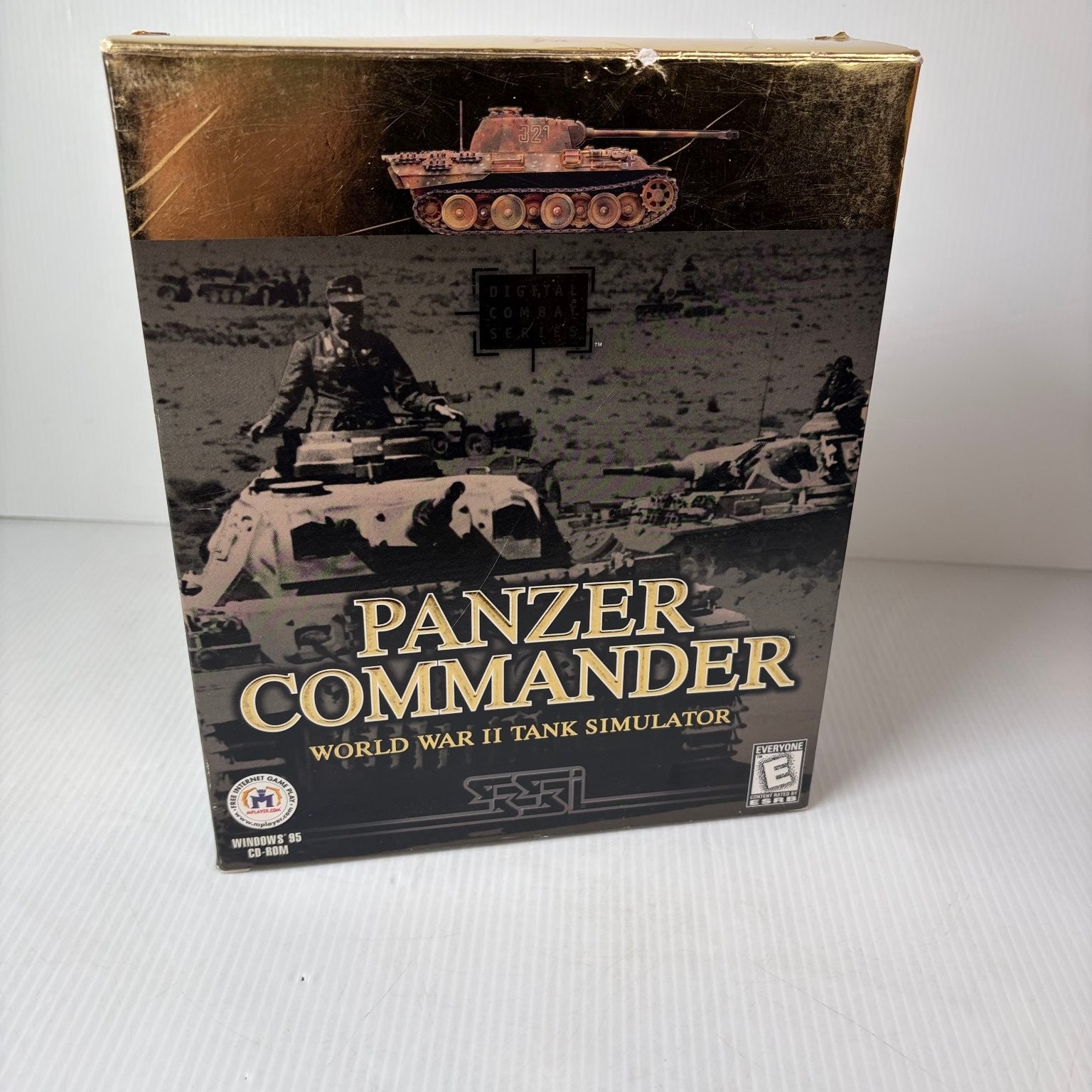 Panzer Commander Windows 95 Big Box PC Video Game WWII Tank Simulator