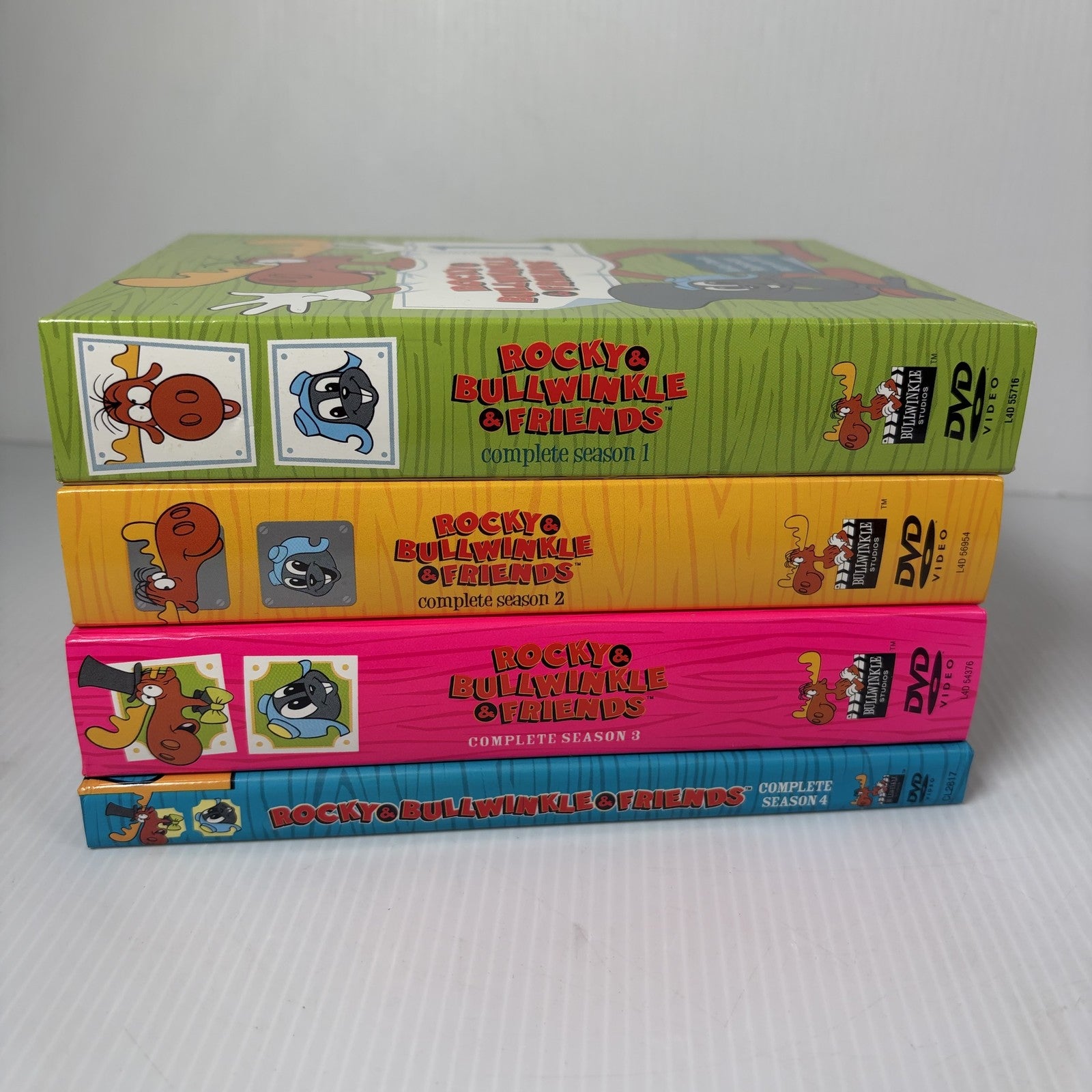 Rocky & Bullwinkle & Friends Series Seasons 1- 4 DVD Box Set Classic