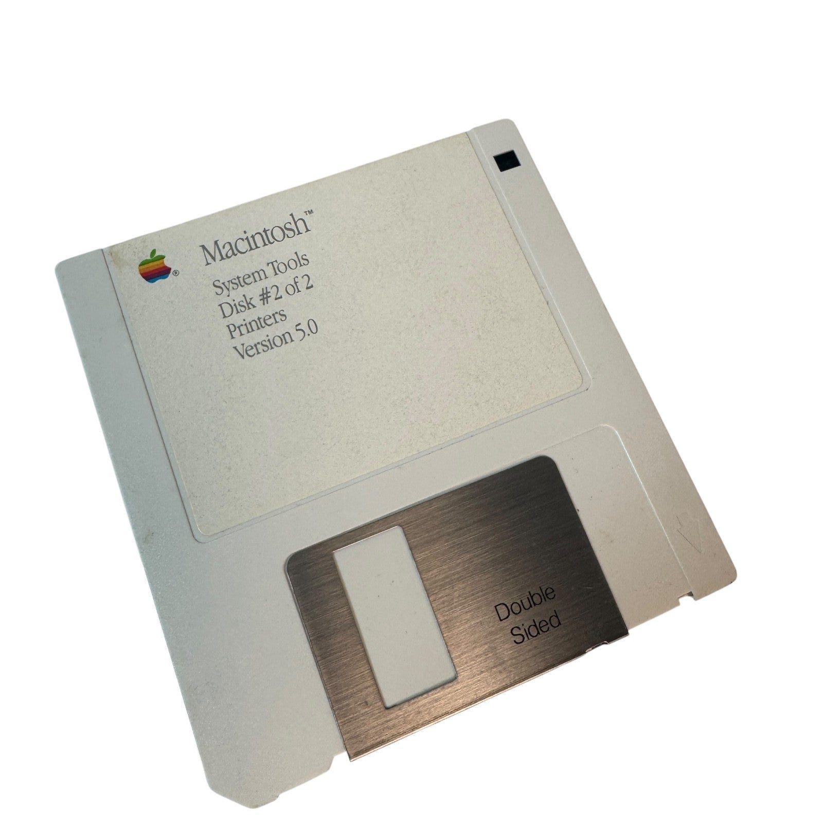 Vintage Macintosh System Tools Version 5.0 Disk #1 & 2 Set OEM System Software