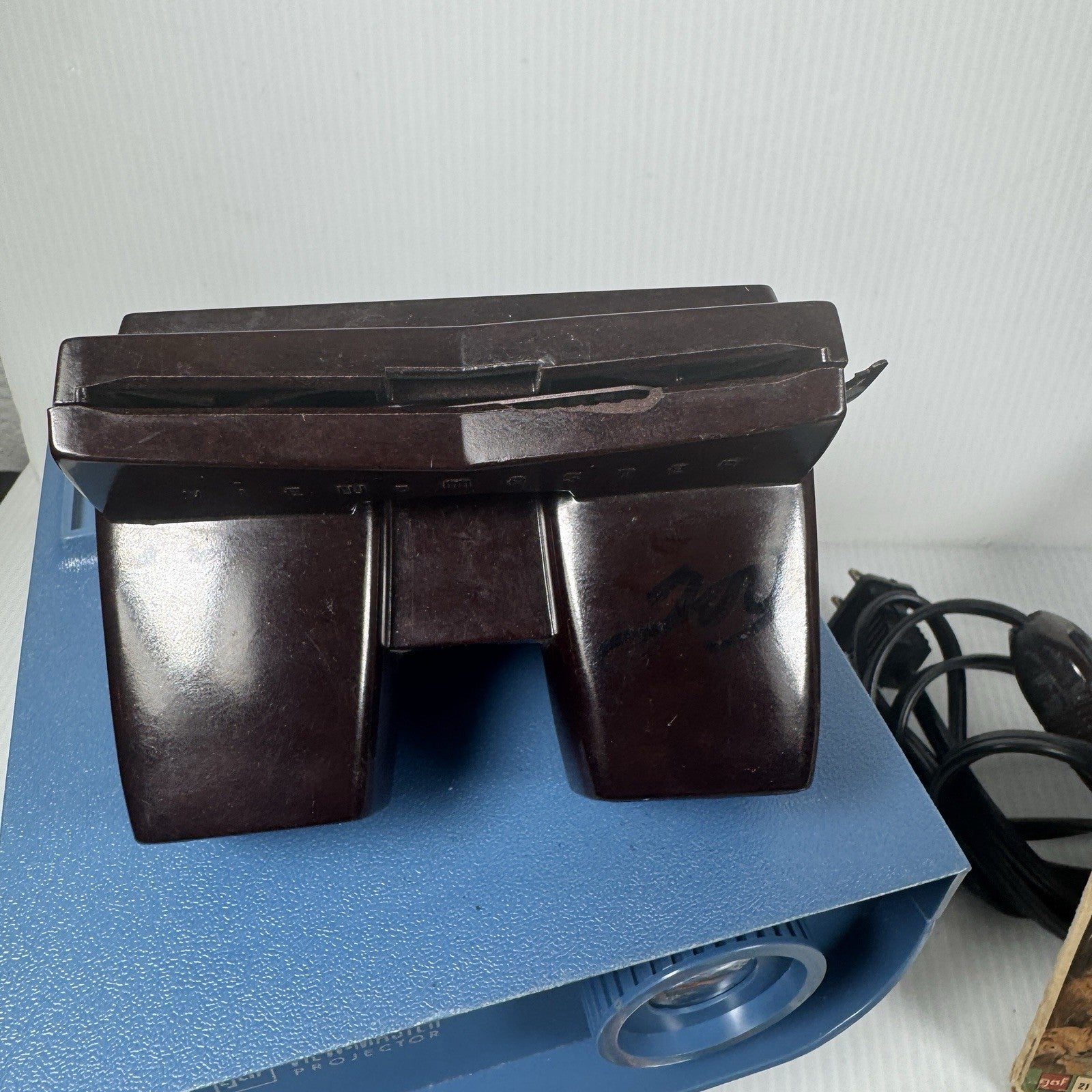 1950s Sawyers View Master & Projector Lot w/ 11 Reels & Bag Star Trek Read Desc