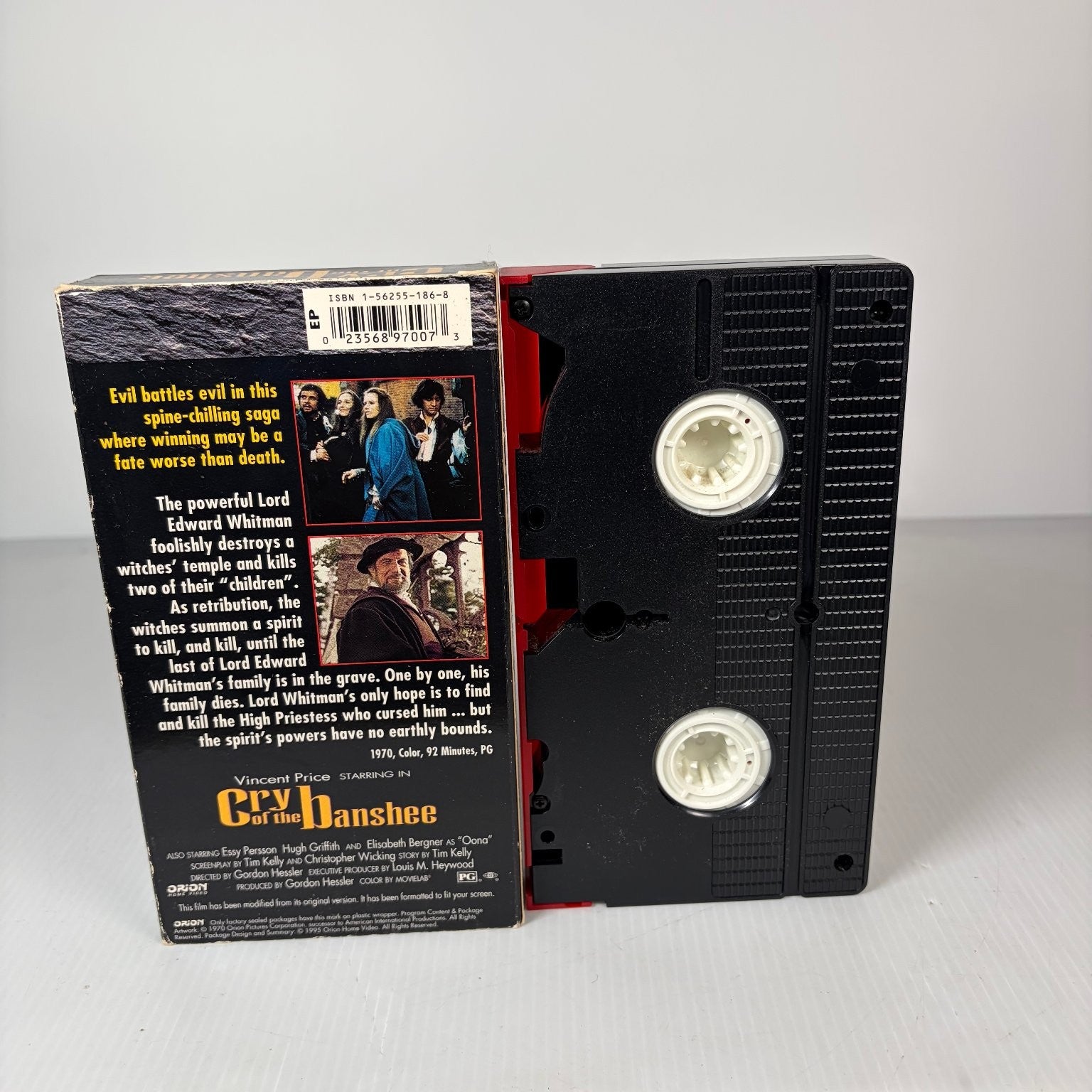 Cry of the Banshee VHS 1970 Horror Vincent Price Collection Orion Home Video