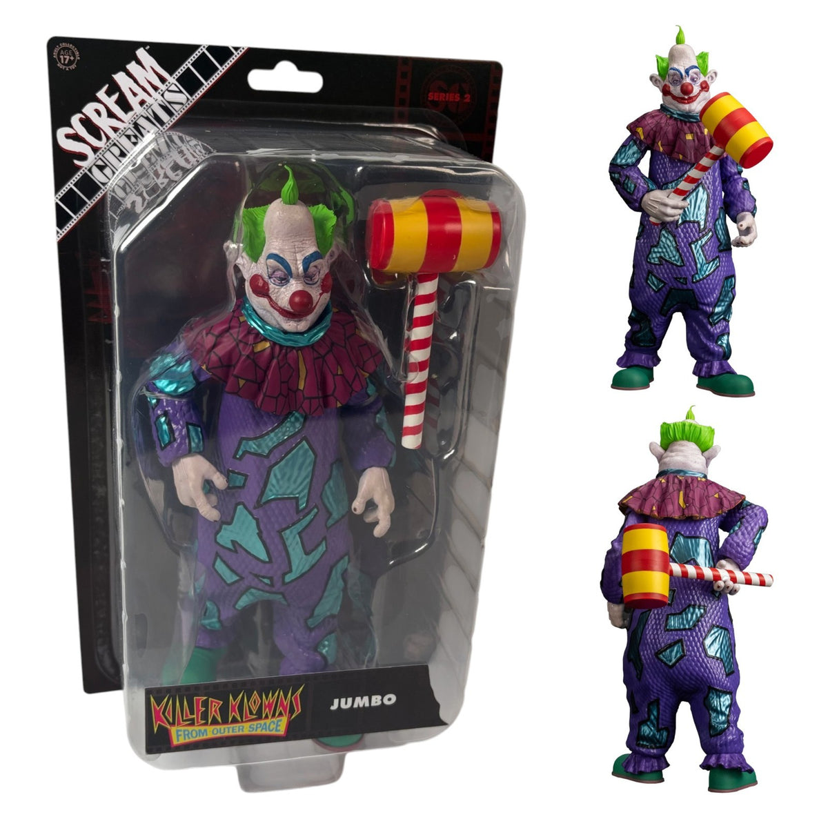 Killer Klowns from Outer Space Jumbo the Clown 8" Figure Scream Greats Series 2