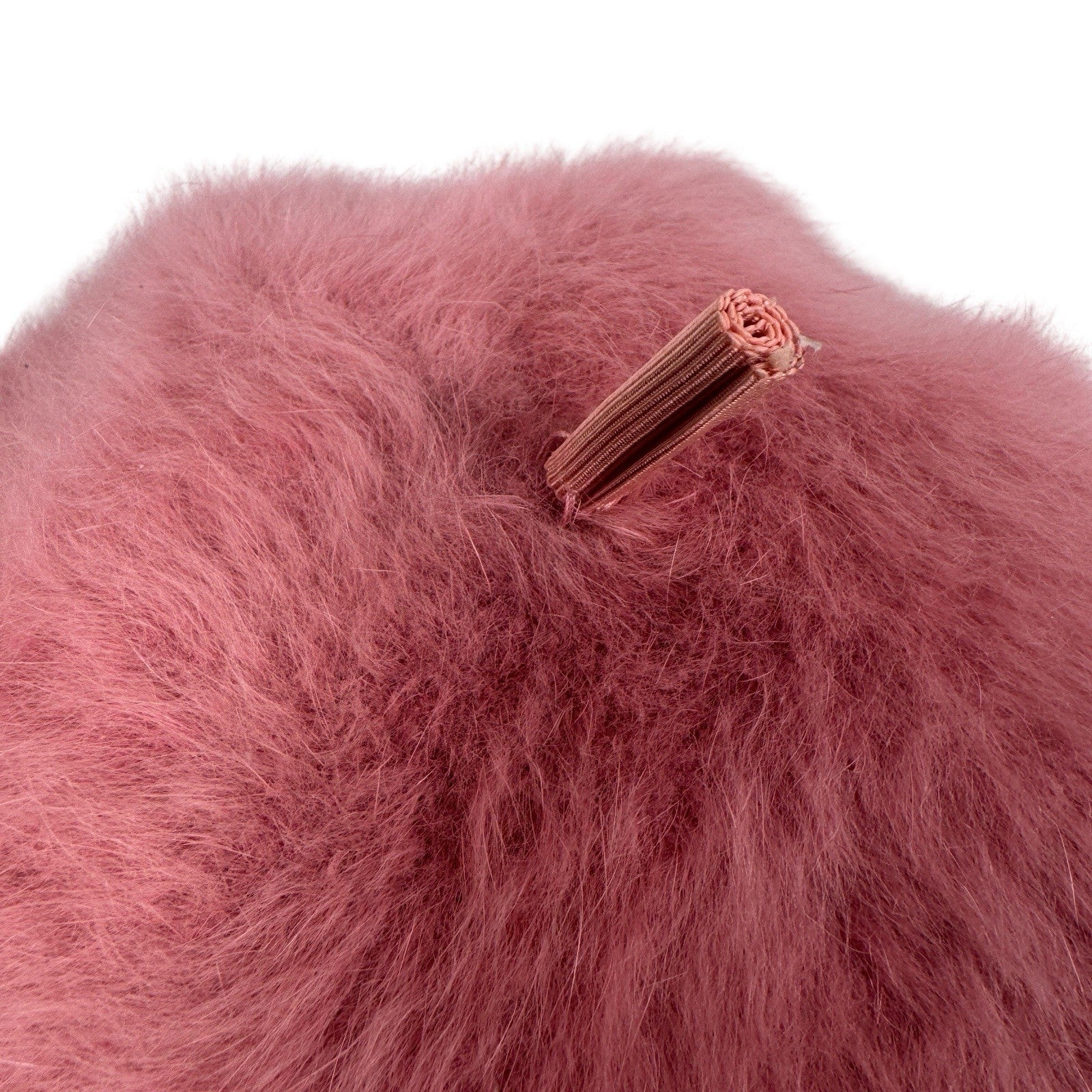 Kangol Furgora Pink Angora Fuzzy Flat Cap Hat OS One Size Fits All Stretch