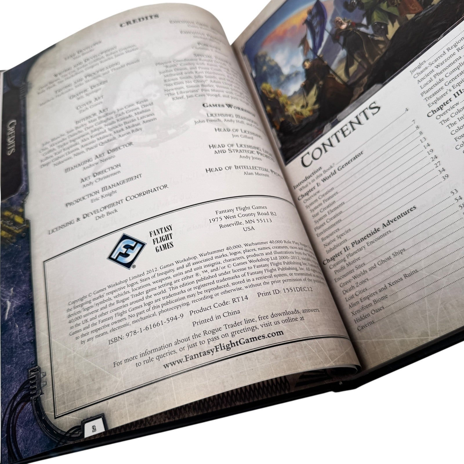 Warhammer 40K Rogue Trader Stars Of Inequity Role Playing Rulebook Hardcover