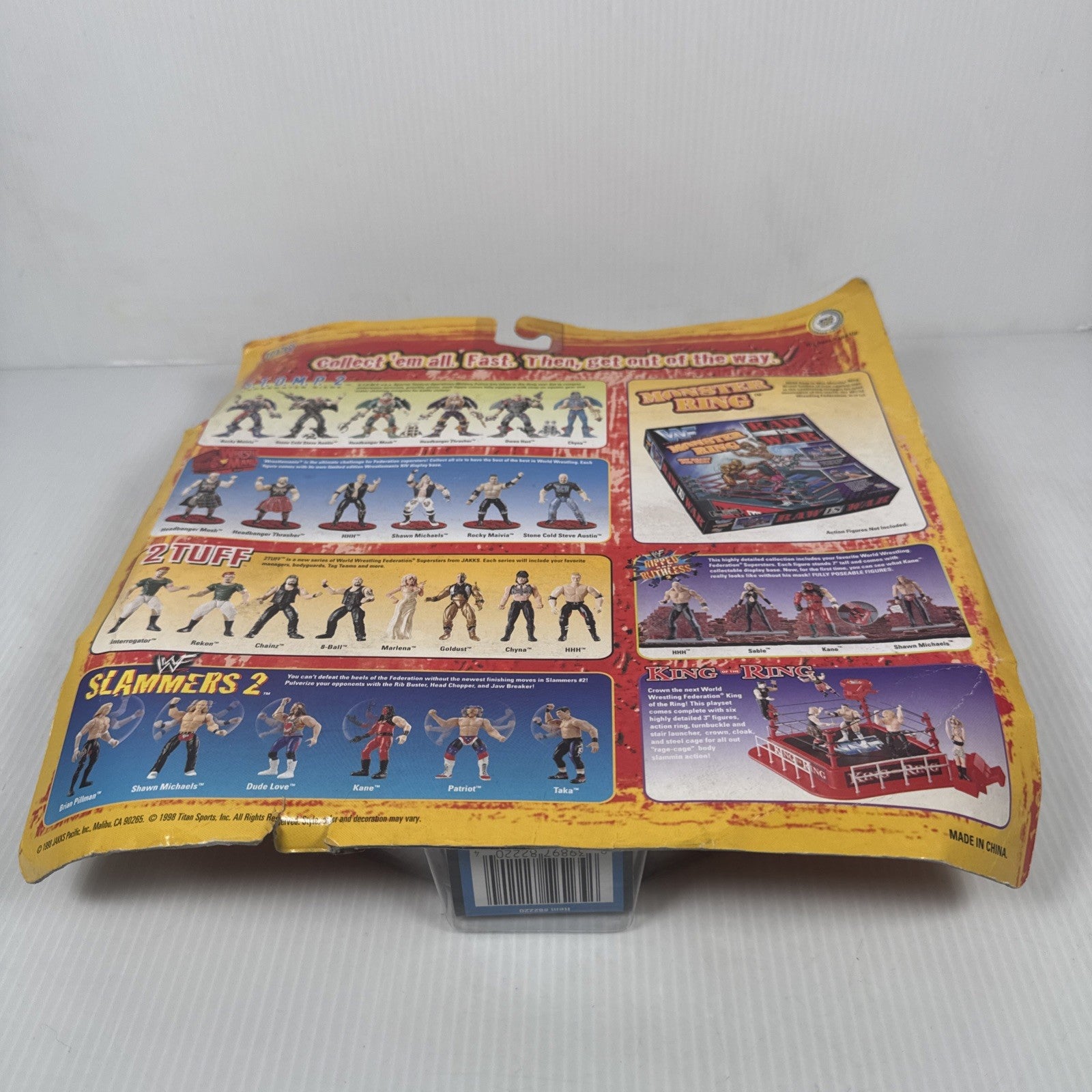 1998 Jakks WWF Grudge Match UNDERTAKER vs KANE action figure 2-PACK