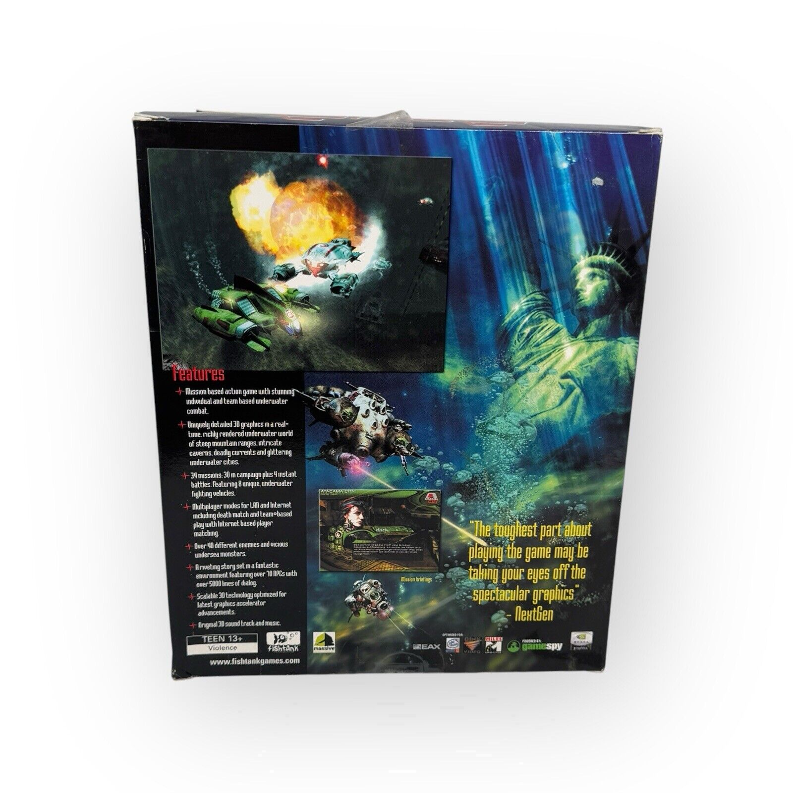 Aqua Nox Big Box PC Game Complete CIB By Fishtank Games