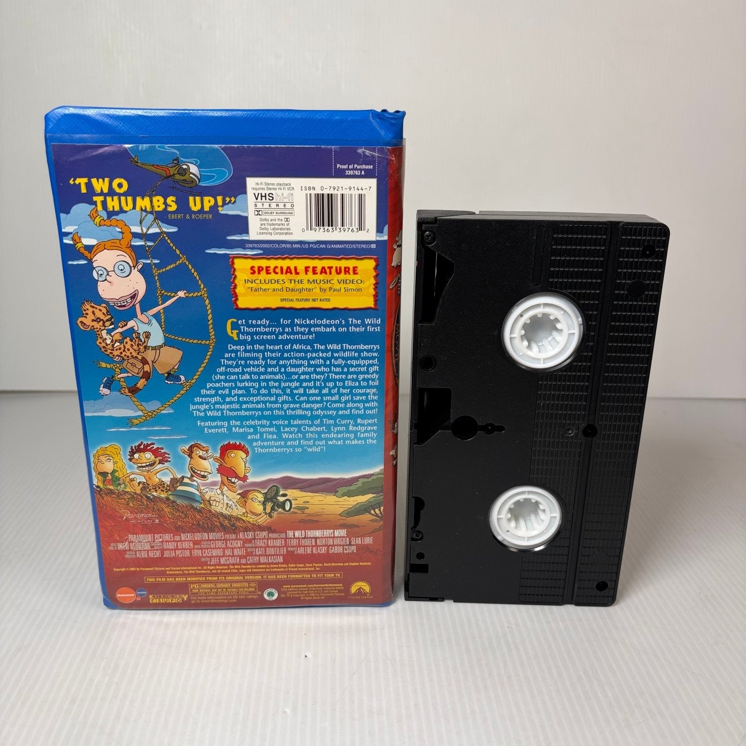 The Wild Thornberrys Movie VHS 2002 Animated Family Adventure Paramount