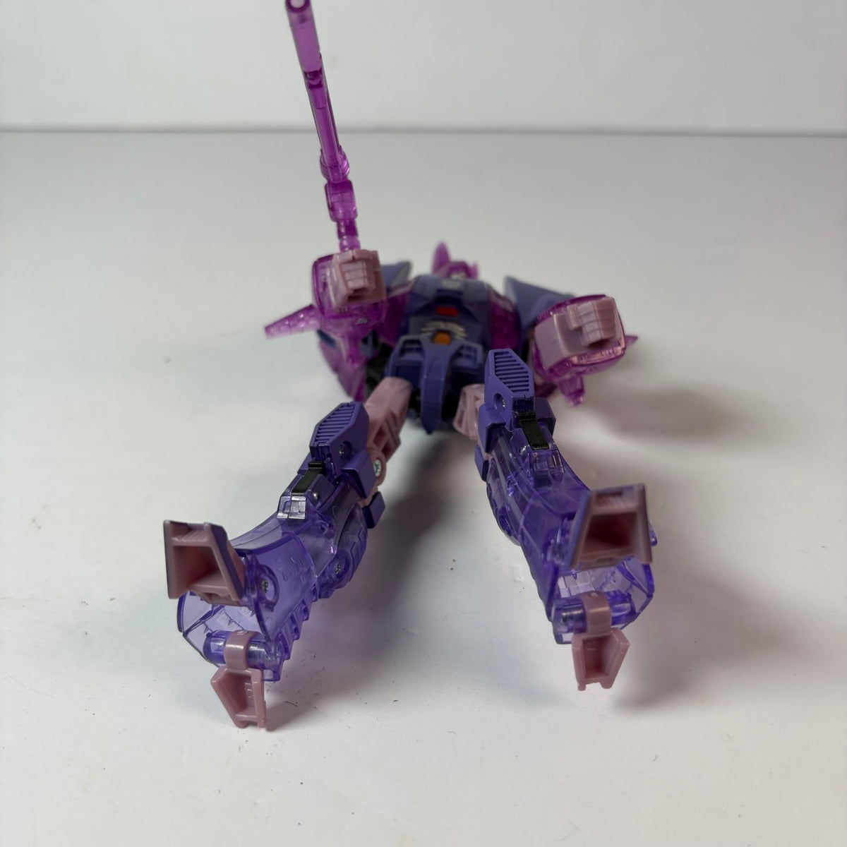 Transformers Armada Cyclonus Figure Translucent Purple w/ Accessory