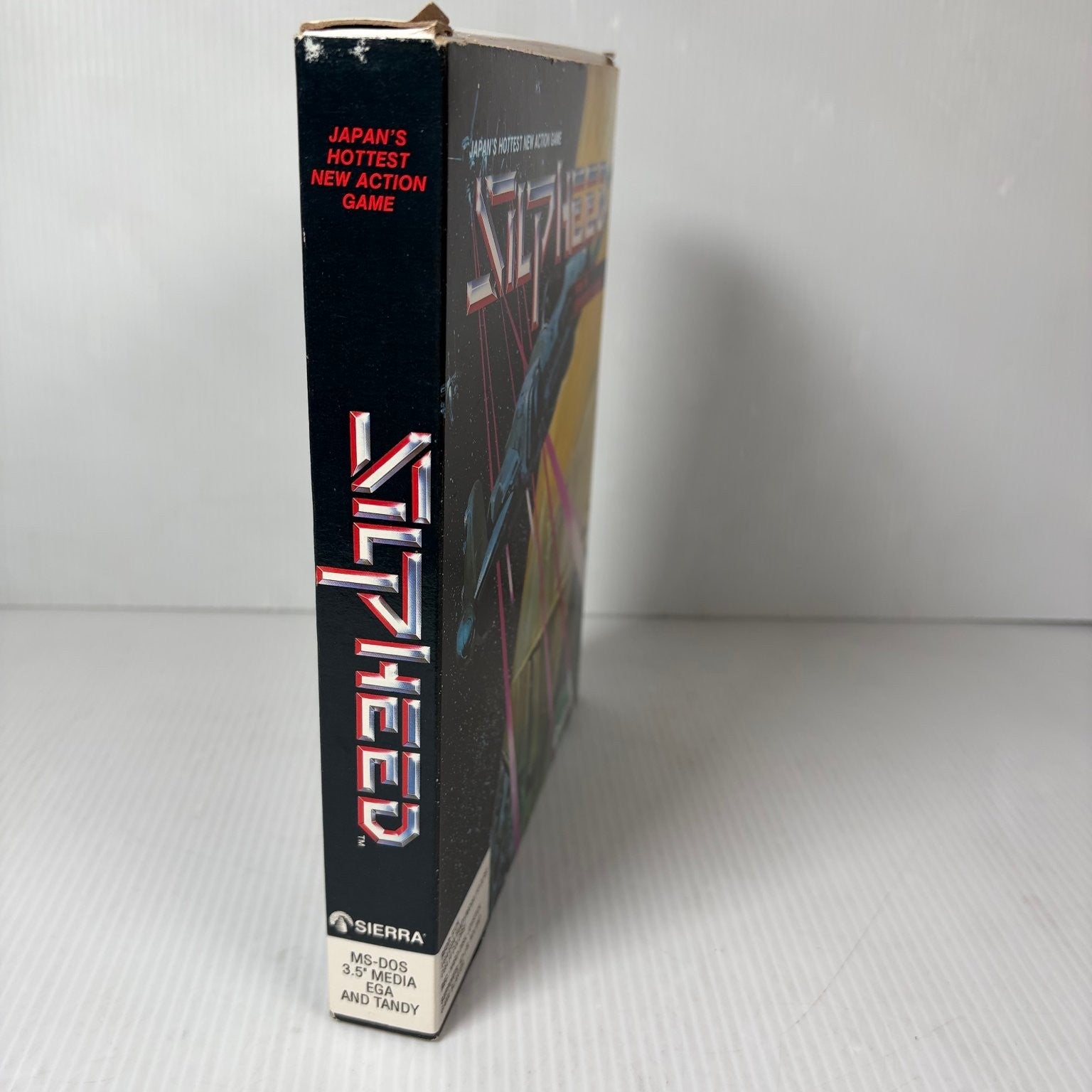 Silpheed MS-DOS PC Big Box Video Game 3.5" Floppy Disk Space Shooter Complete