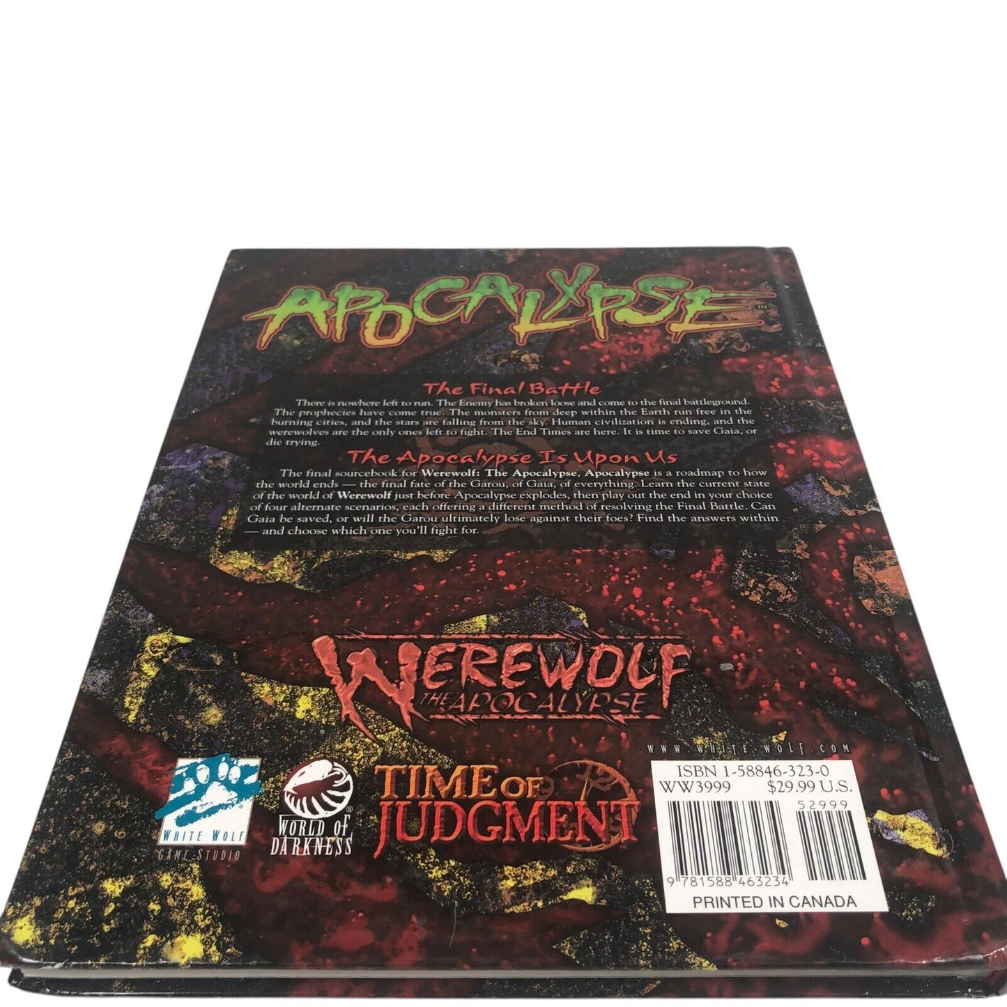 Apocalypse: Time of Judgment End Times Sourcebook for Werewolf: The Apocalypse