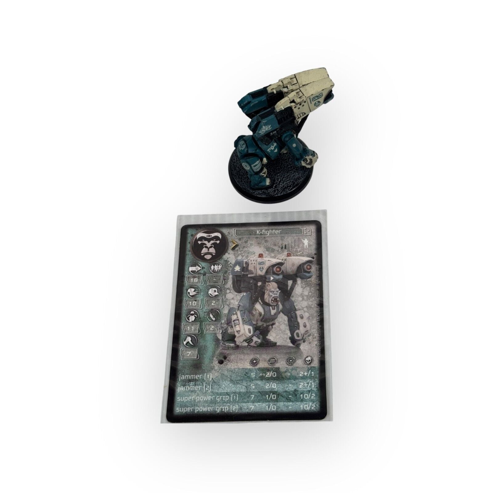 Rackham AT-43 Karmans K-Fighter Single Miniature with Card