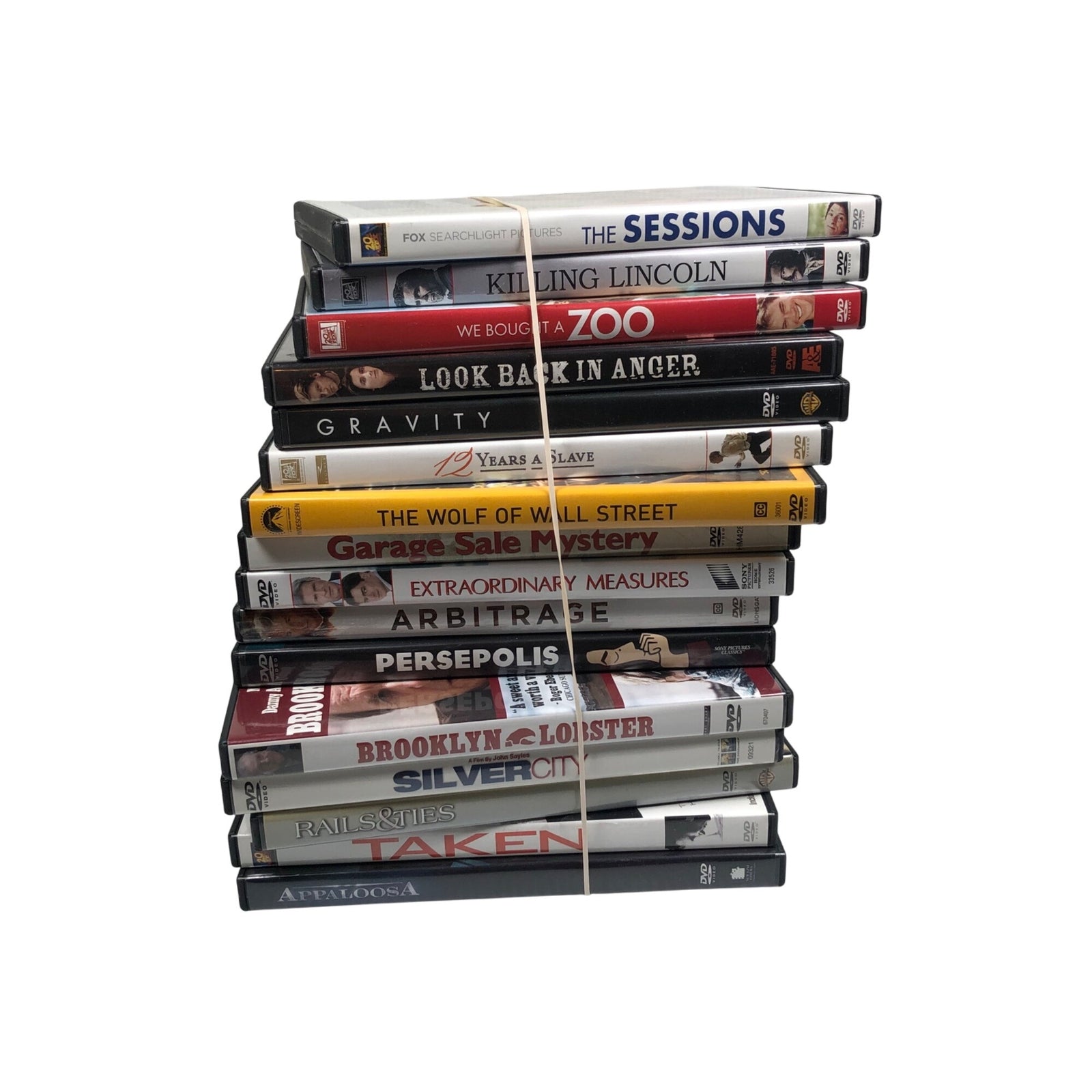 Mixed Lot Of 16 Drama Movie DVDs w/ Gravity, Taken, Wolf of Wall Street & More