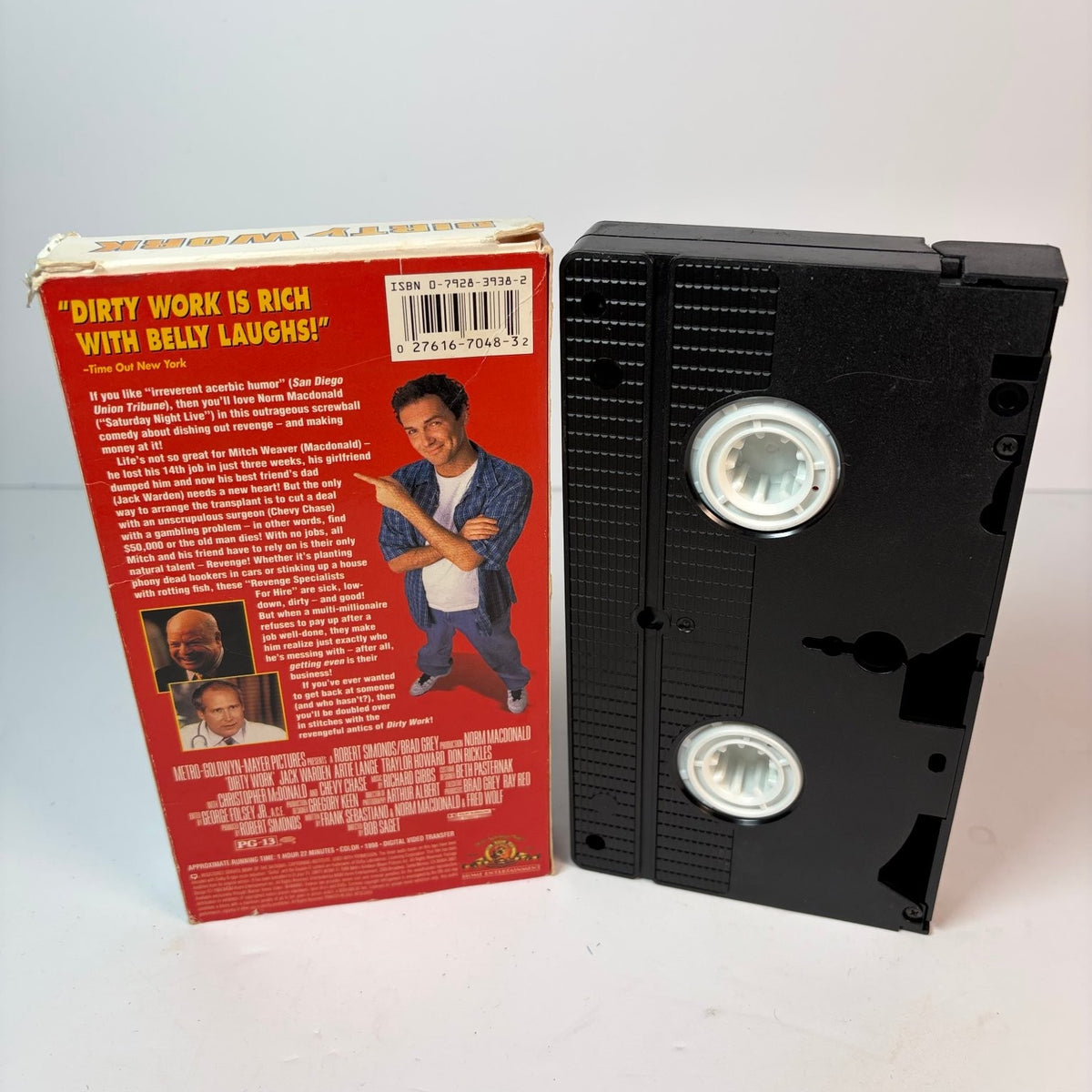 Dirty Work VHS 1998 Comedy Norm Macdonald MGM Home Entertainment