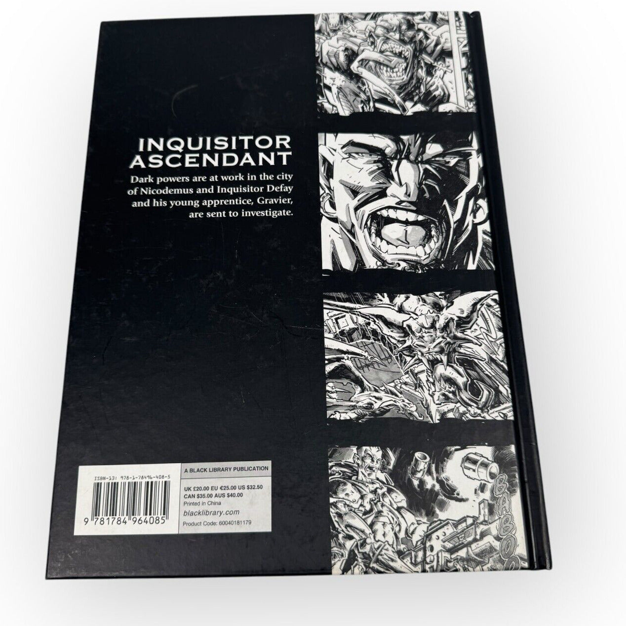 Warhammer 40K Inquisitor Ascendant Hardcover Black Library Series Collection