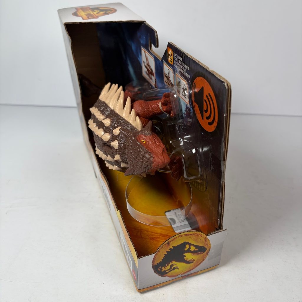 Jurassic World Dominion Roar Strikers Ankylosaurus Figure Mattel HDX36 Sound Toy