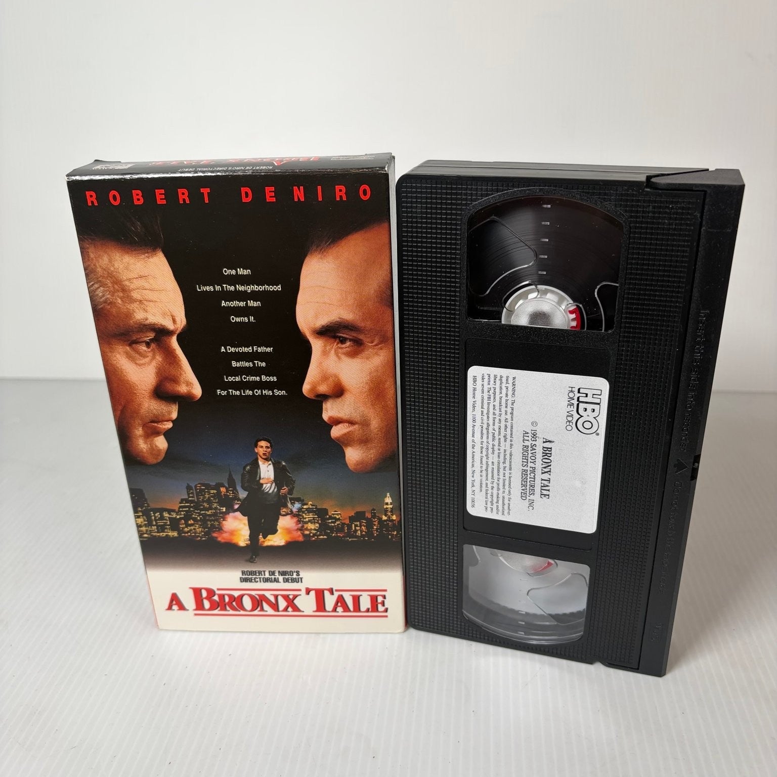 A Bronx Tale VHS 1993 Drama Robert De Niro's Directorial Debut HBO Video