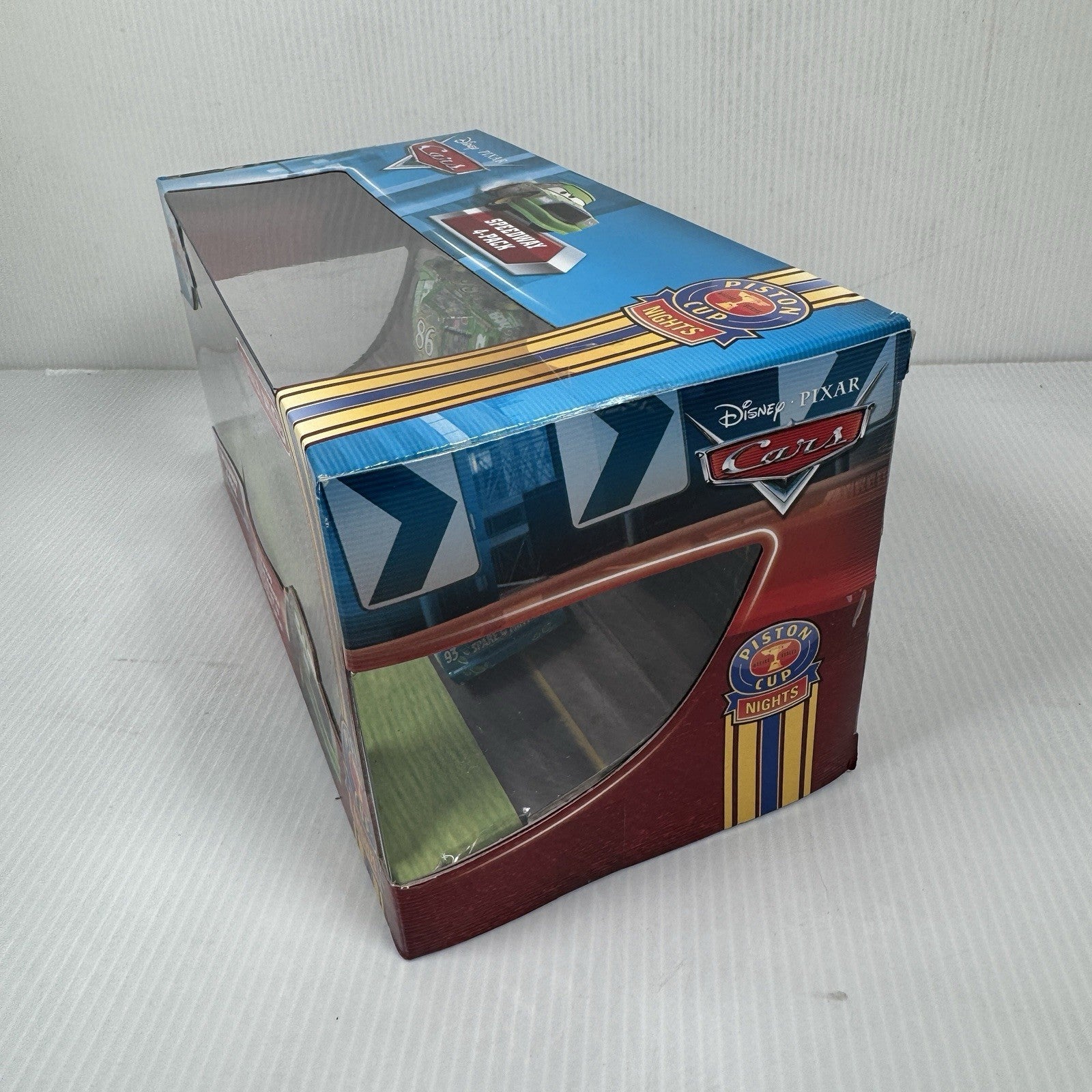 Disney Pixar Cars Speedway 4-Pack Chick Hicks Fiber Fuel Spare O Mint WOC R9452