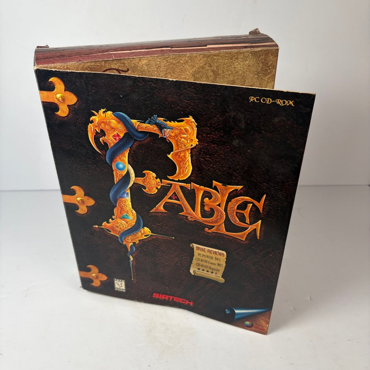 Fable PC CD-ROM Big Box Game Sir-Tech 1996 Adventure Puzzle Complete w/ Manual