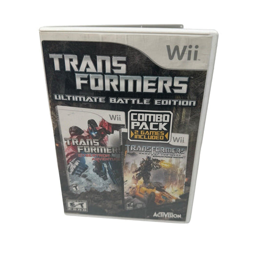 Transformers Ultimate Battle Edition Wii (Nintendo Wii) Combo Pack Complete CIB