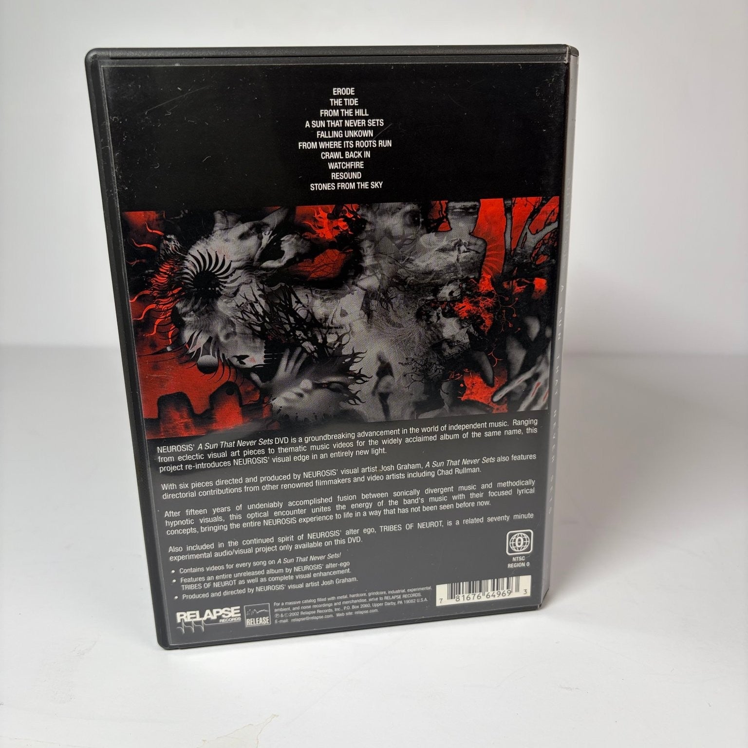 NEUROSIS: A Sun That Never Sets DVD 2002 Music Videos Josh Graham Live