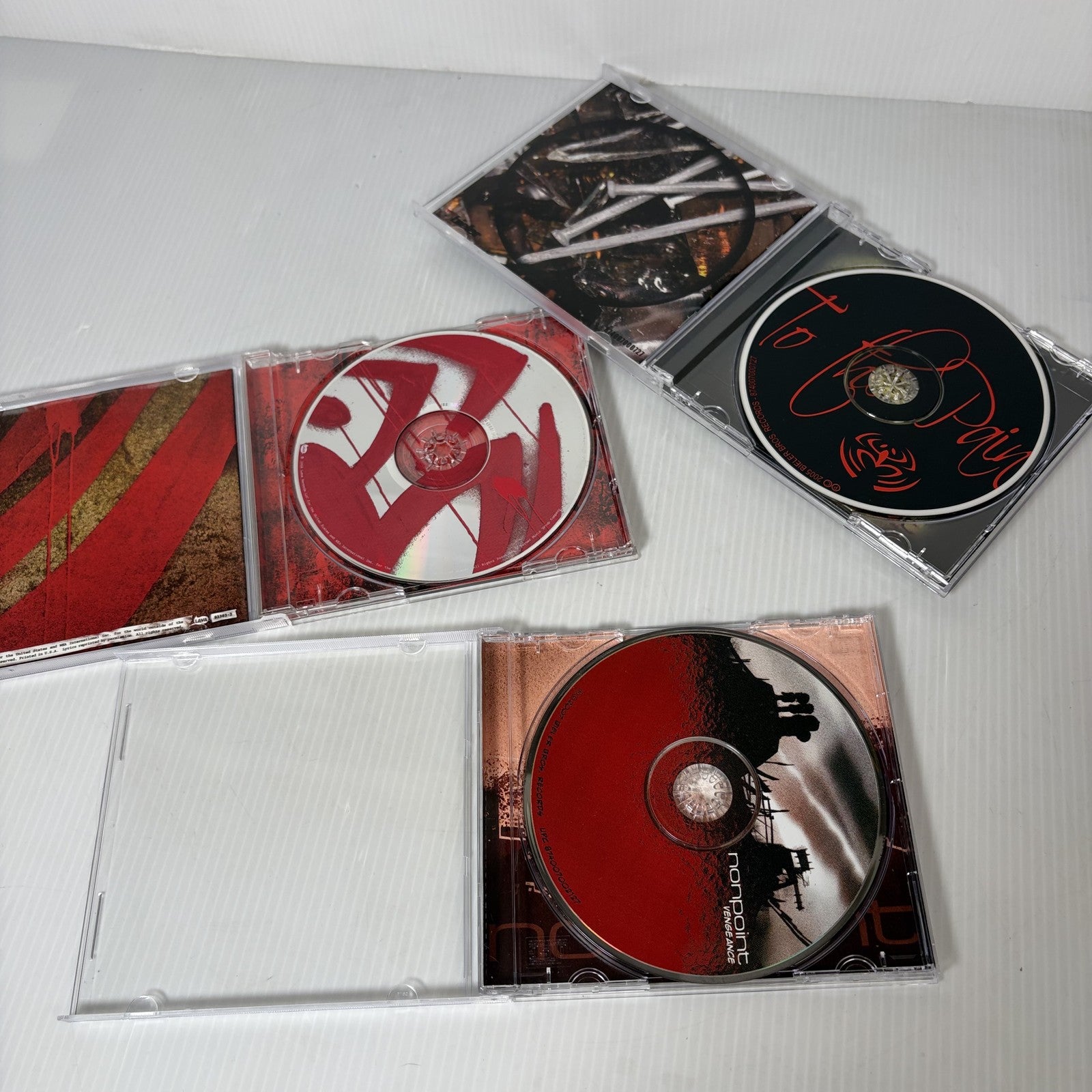 Nonpoint 3 CD Lot - Recoil, To The Pain, Vengeance - Nu Metal Hard Rock Music