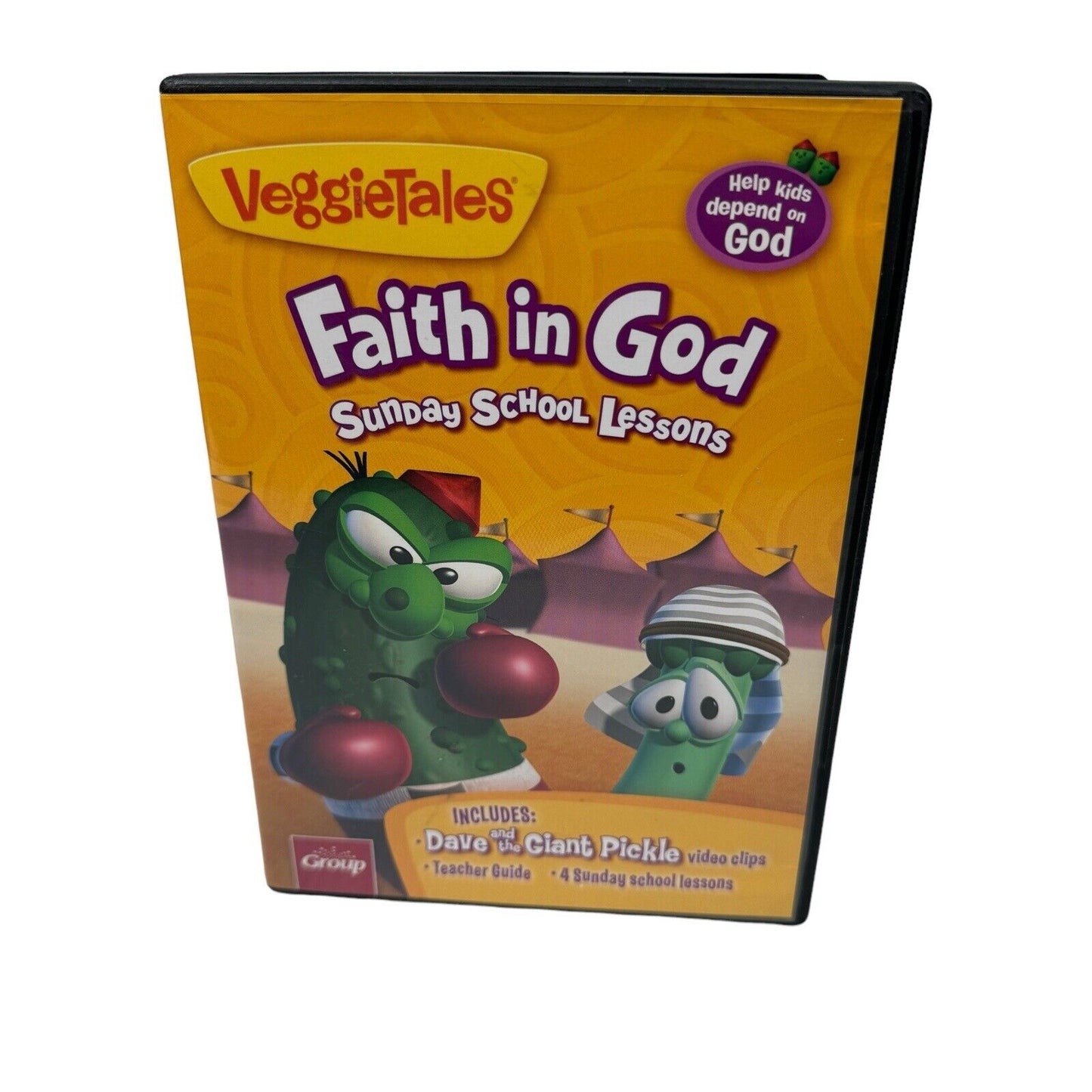 Veggie Tales: Faith In God 4 Sunday School Lessons Group Publishing DVD Set
