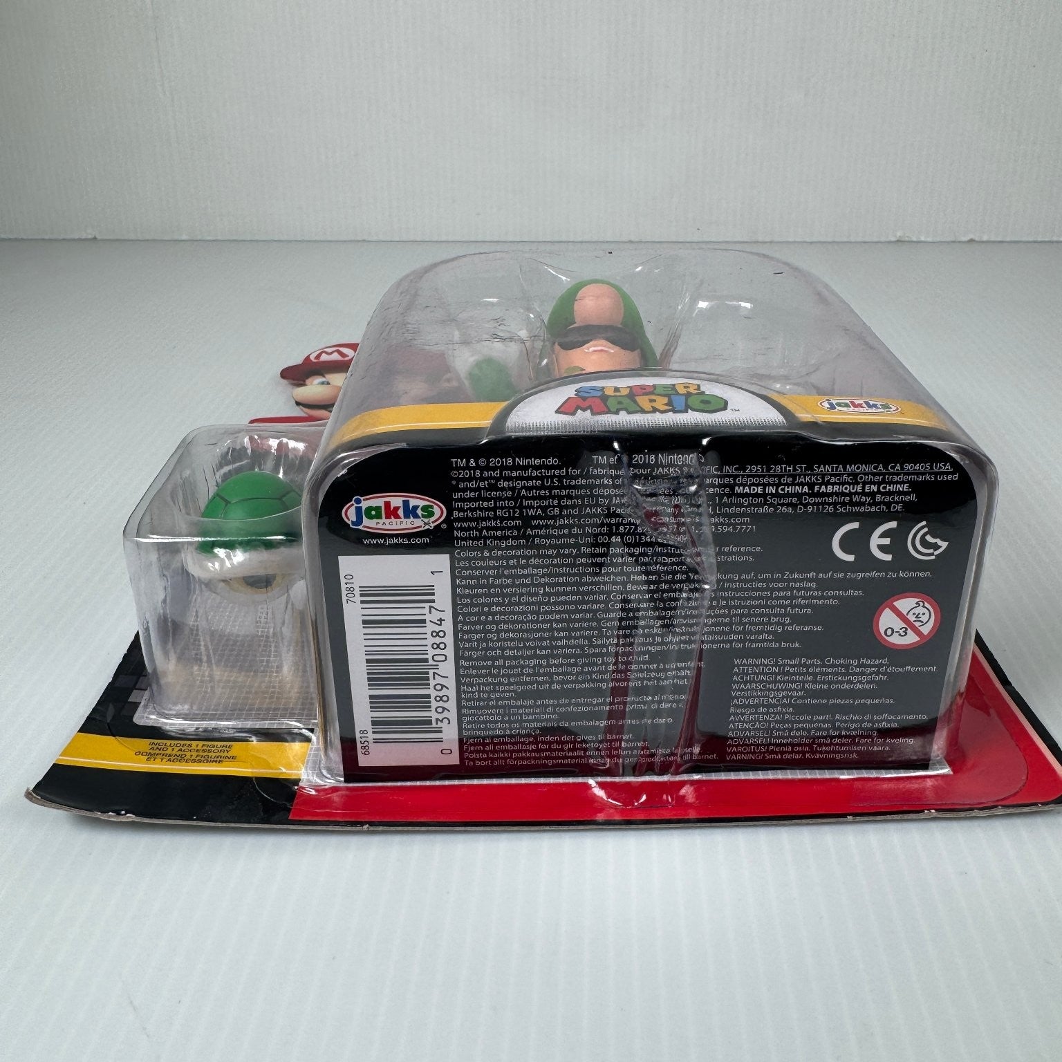 Luigi World of Nintendo 4.5 Inch Figure Green Shell Jakks Pacific