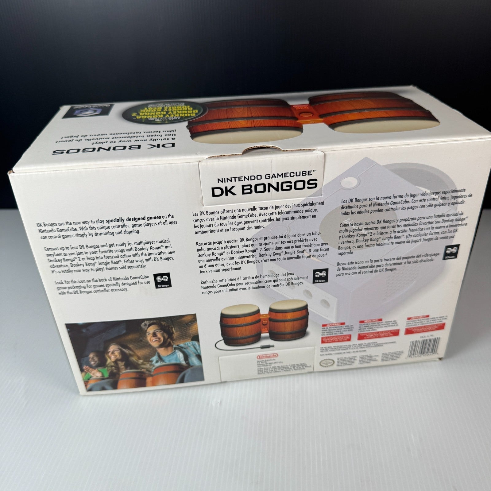 DK Bongos Drum Controller Nintendo Gamecube Genuine OEM Retail Packaging Box