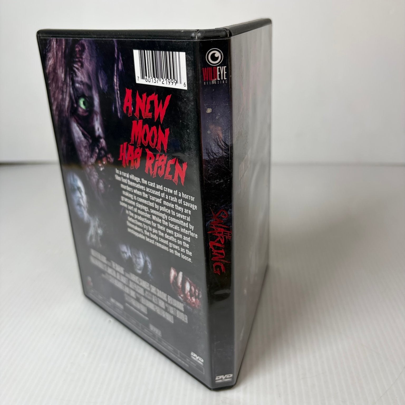 The Snarling DVD 2018 Wild Eye Releasing Horror Pablo Raybould Werewolf