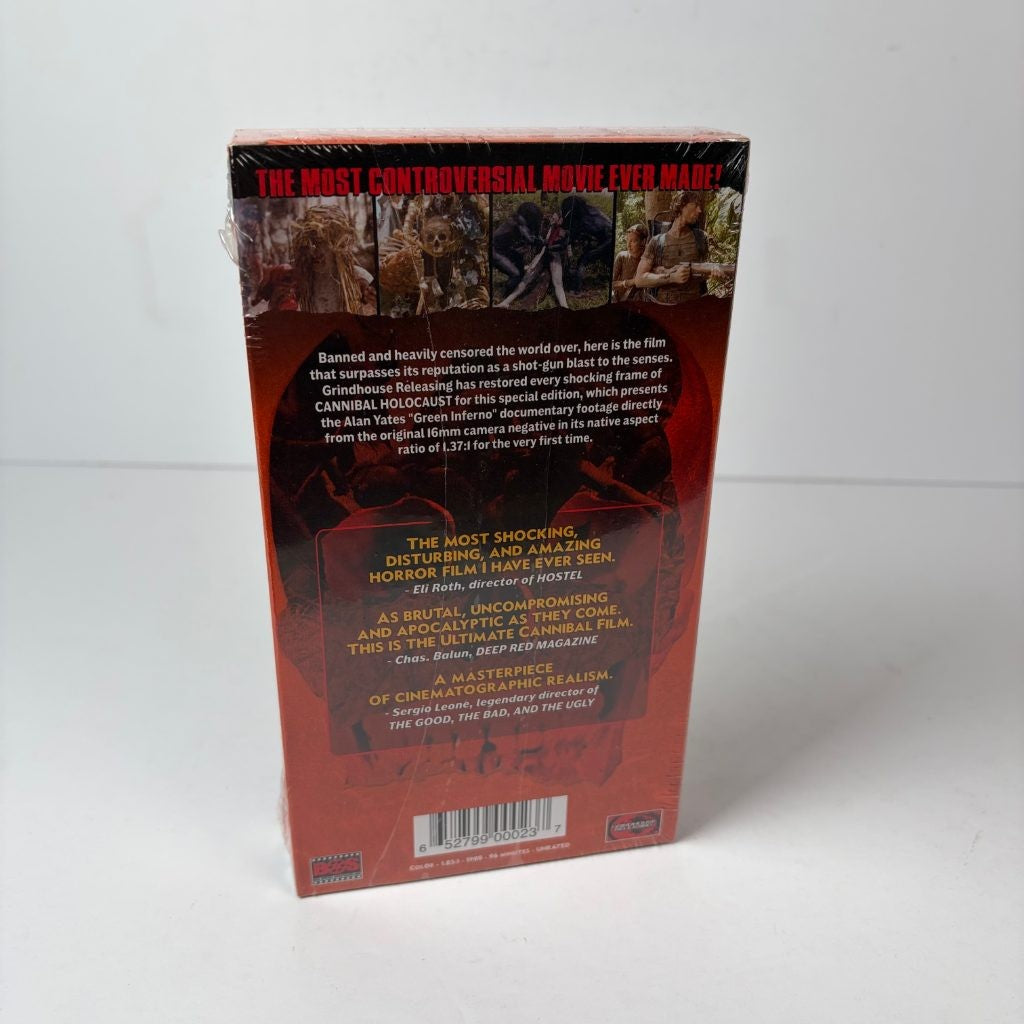 Cannibal Holocaust Special Edition VHS Grindhouse Releasing 2026 VSD Exclusive