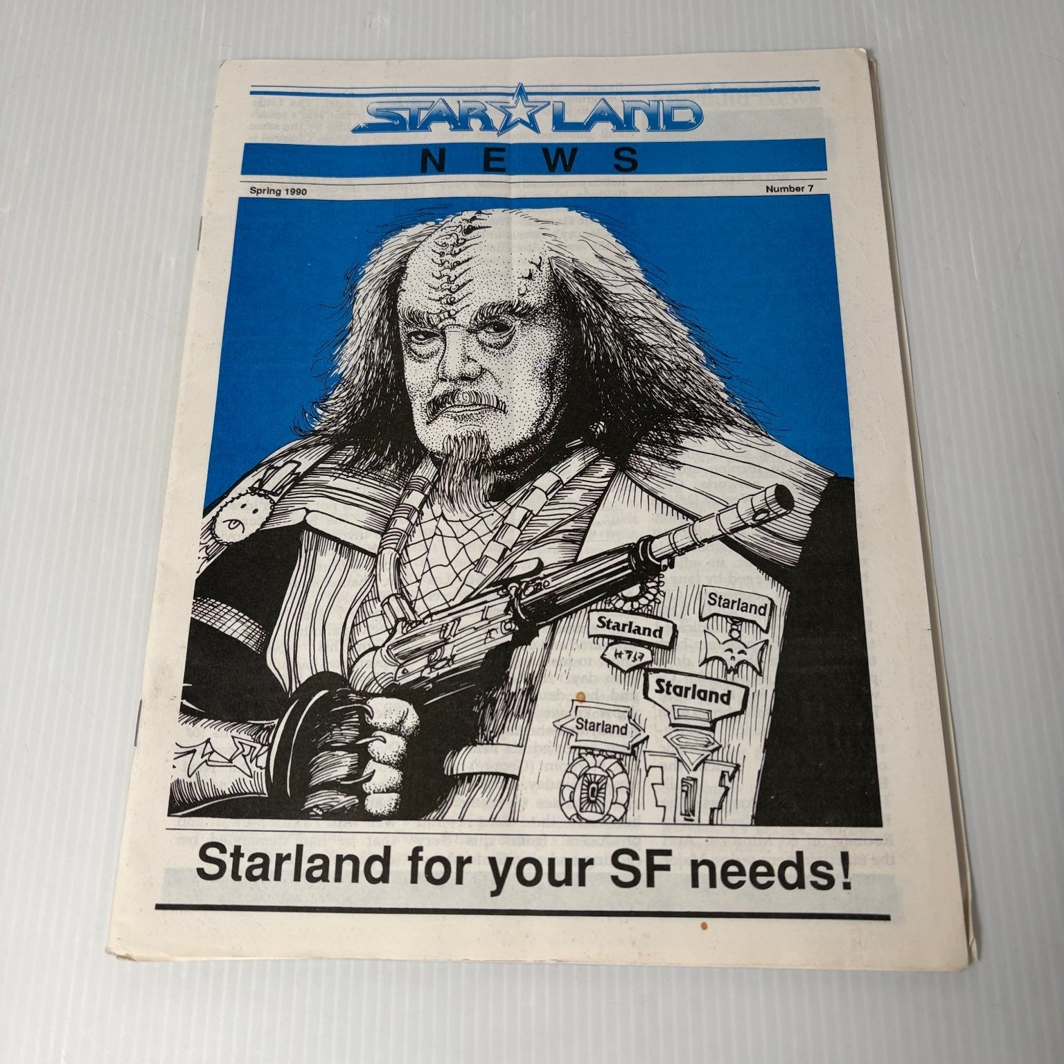 Starland News Spring 1990 Klingon Star Trek Sci-Fi Magazine Collectibles